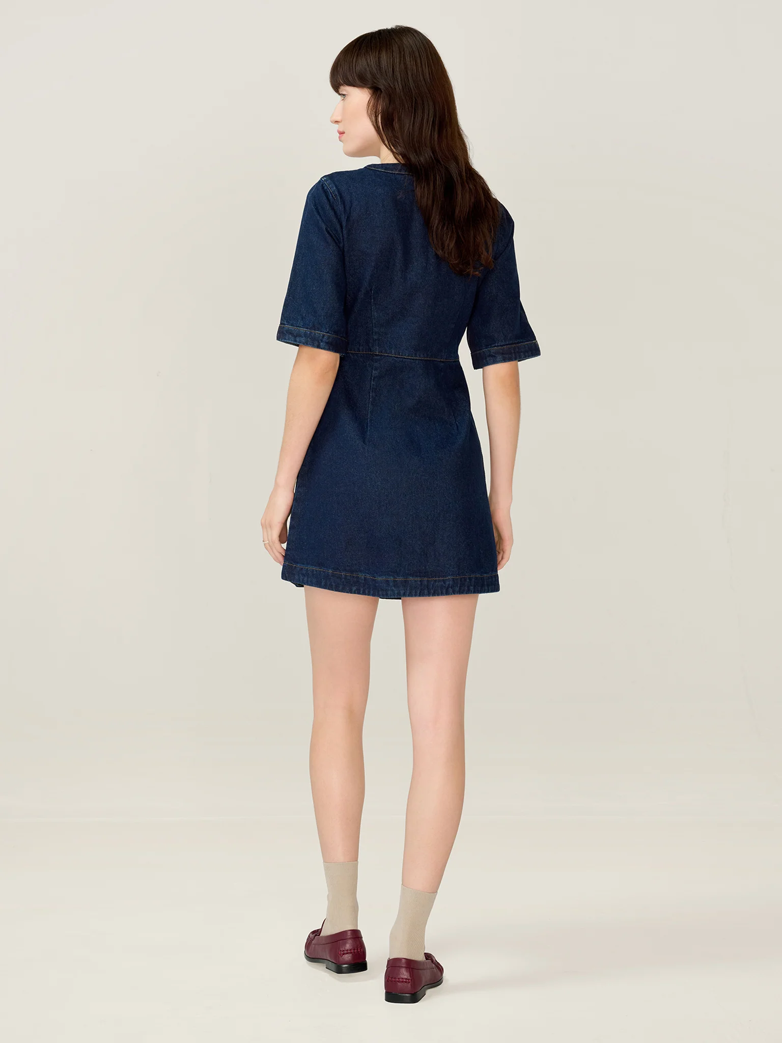 Adia Dress in Indigo - Image 3