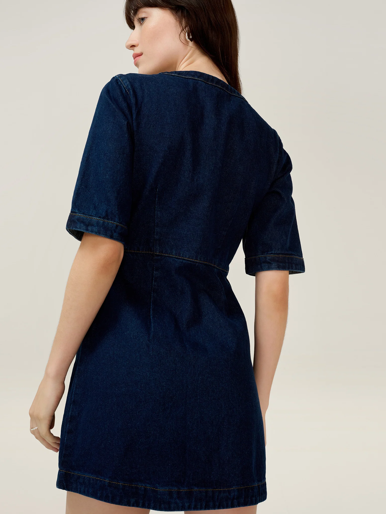 Adia Dress in Indigo - Image 8