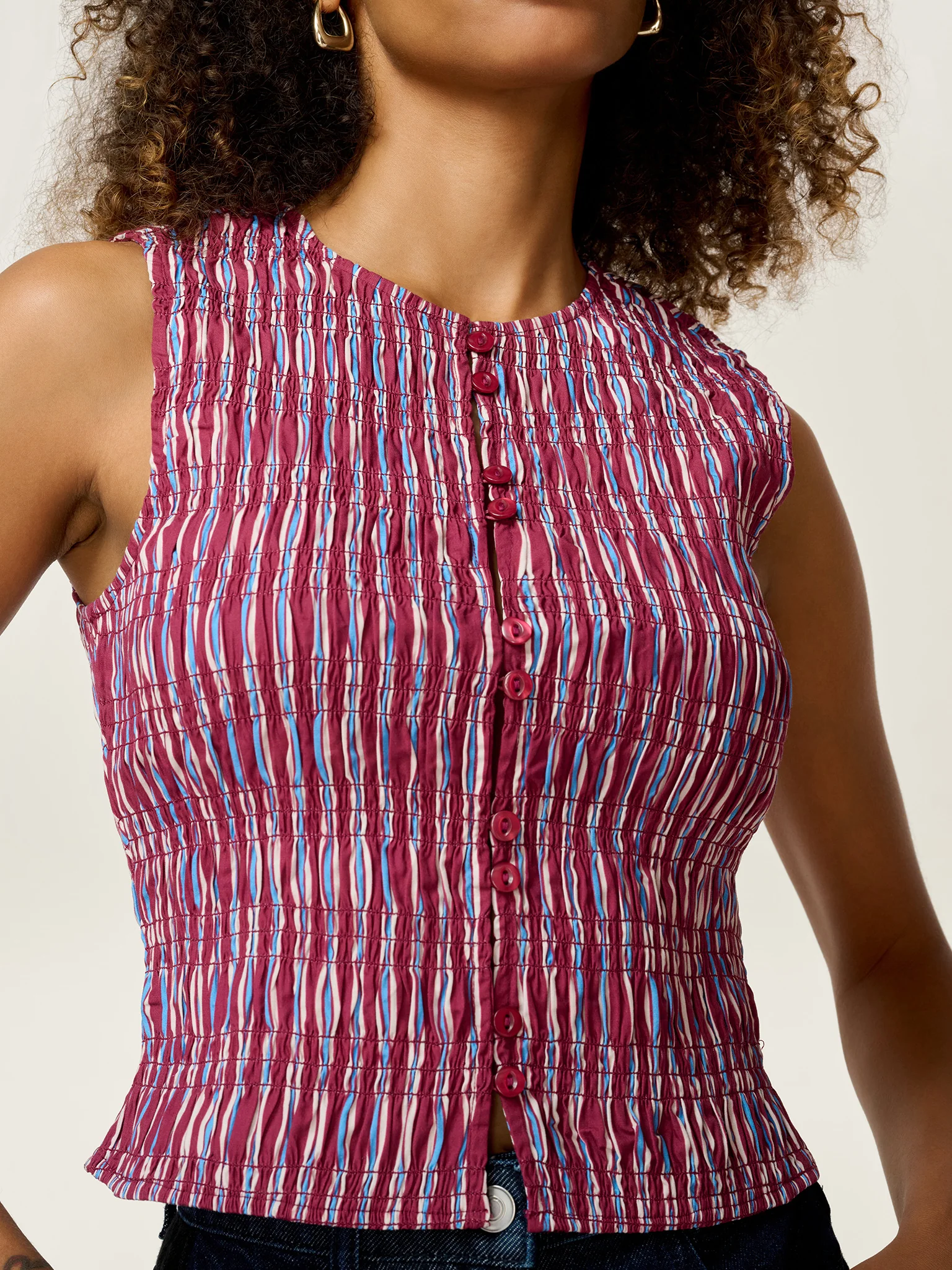 Alana Top in Stripe - Image 4
