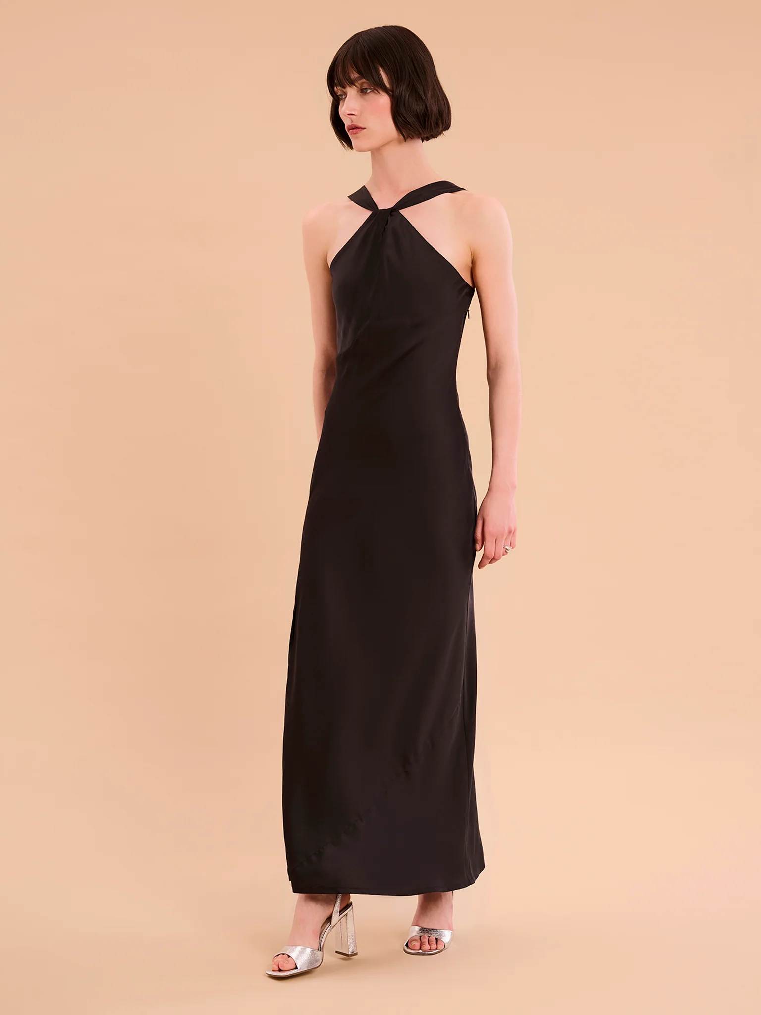 Alessia Dress in Black - Image 3