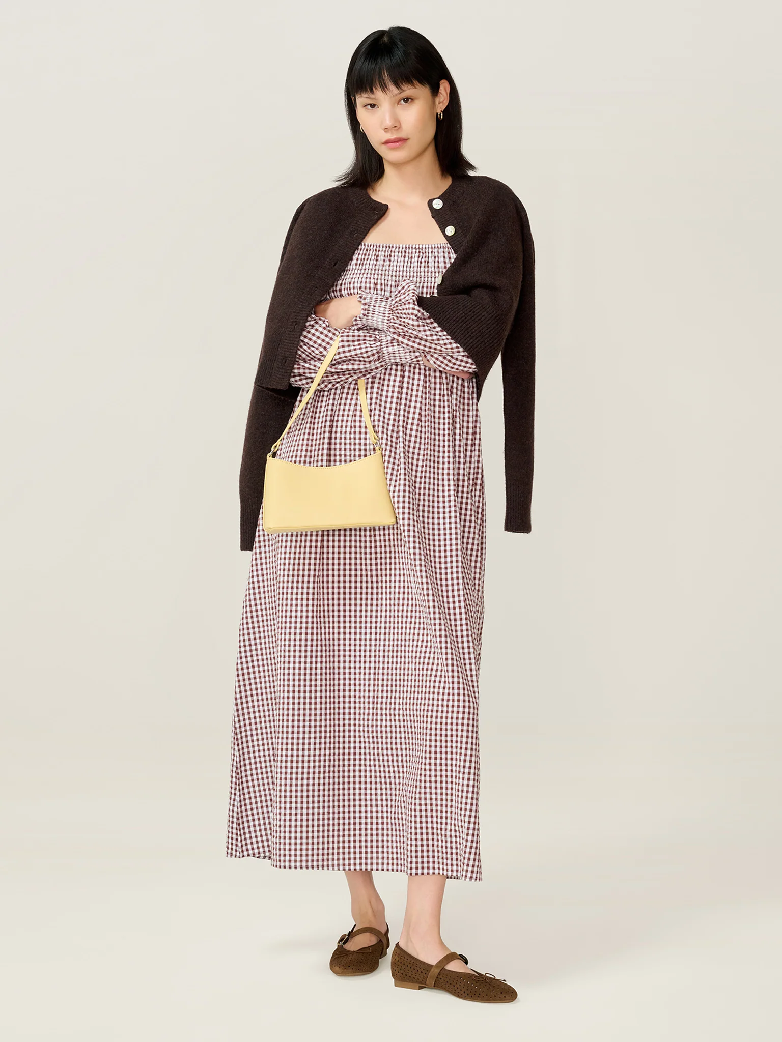 Amaryllis Dress in Chocolate - Image 2