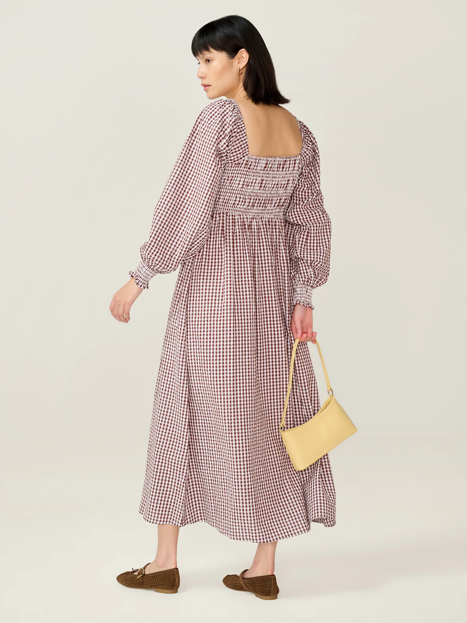 Amaryllis Dress in Chocolate - Image 3