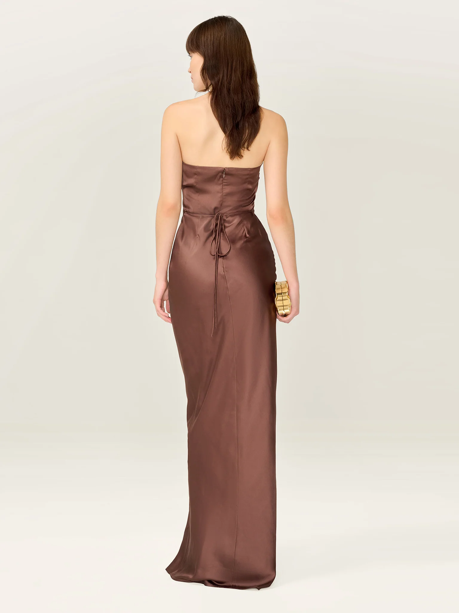 Amdra Dress in Chocolate - Image 6