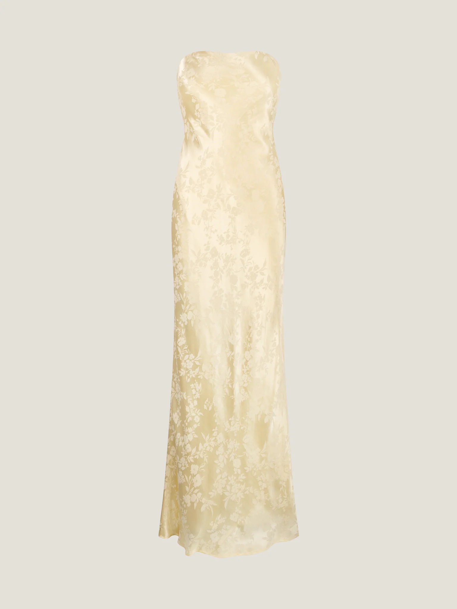 Amdra Jacquard Dress in Double Cream - Image 7