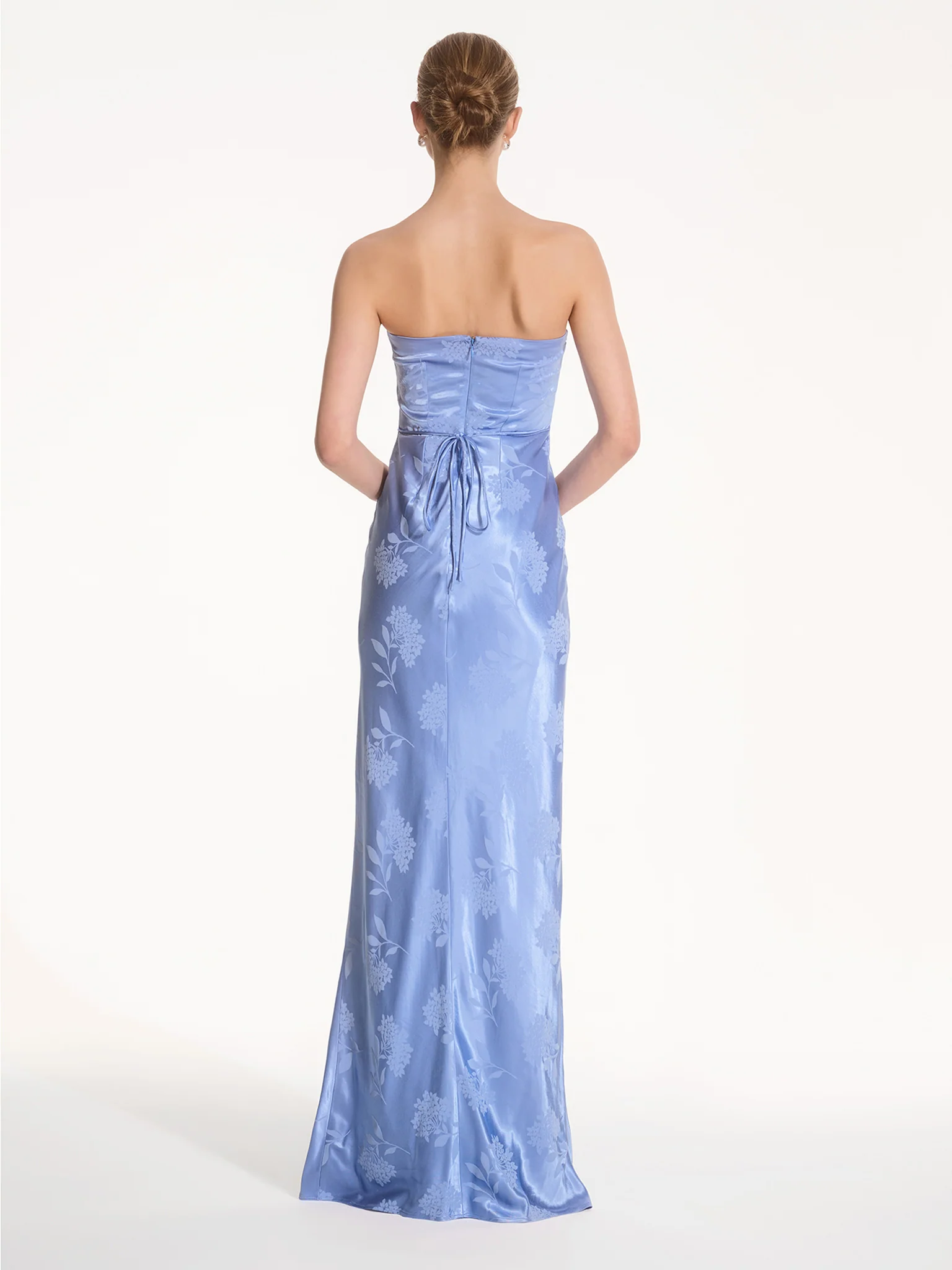 Amdra Maxi Dress in Blue - Image 3