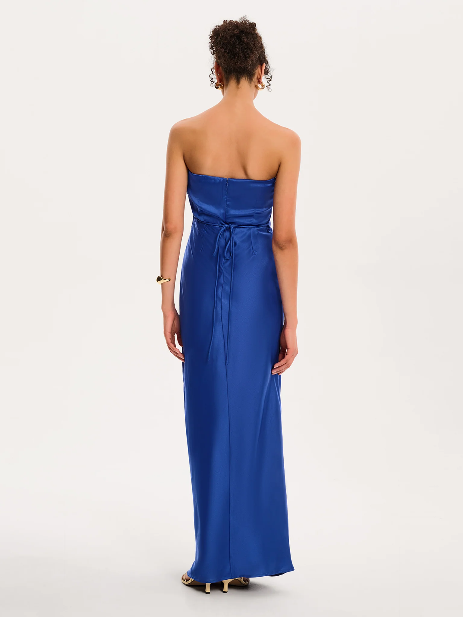 Amdra Maxi Dress in Cobalt - Image 4