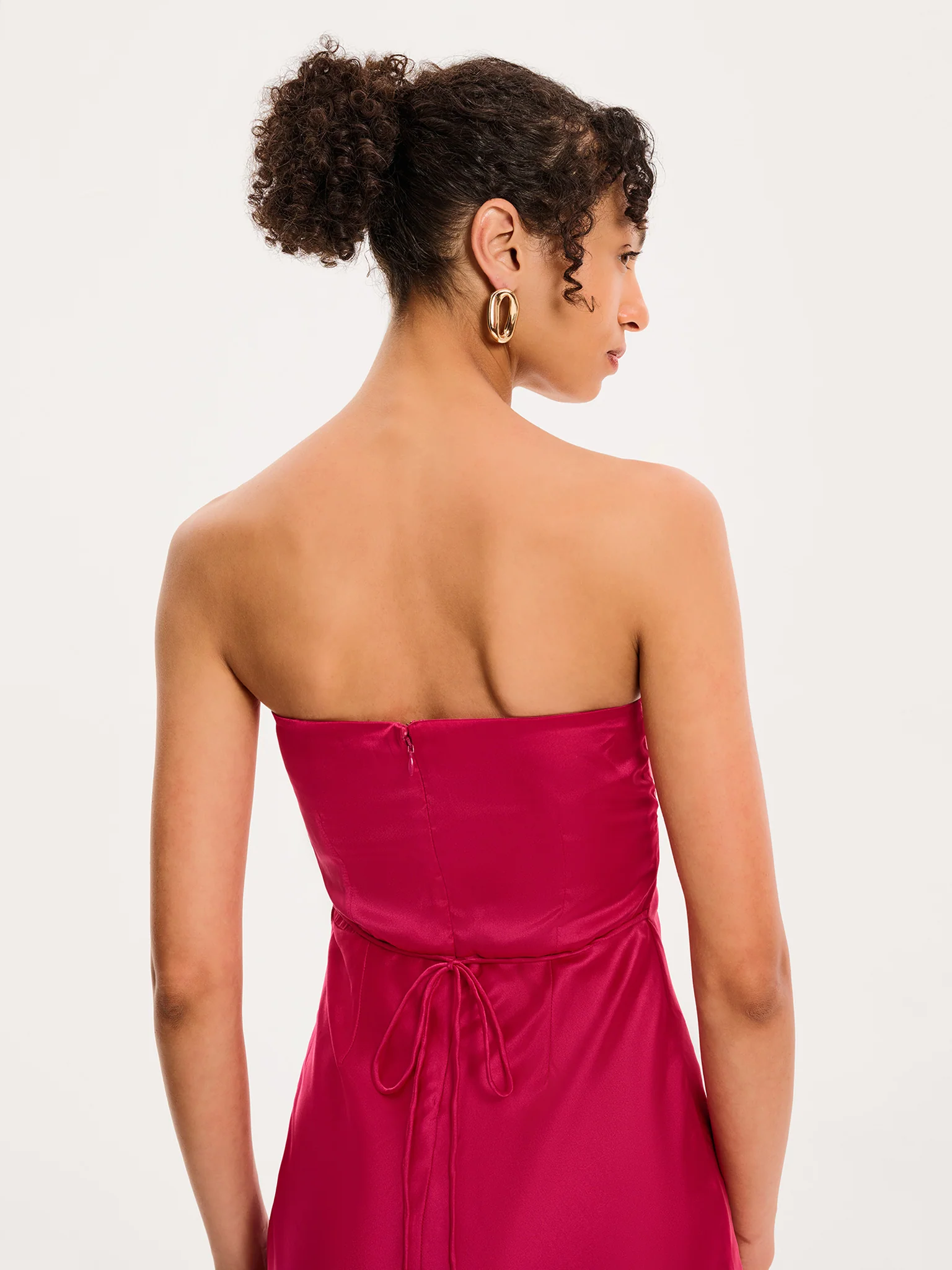 Amdra Maxi Dress in Magenta - Image 4