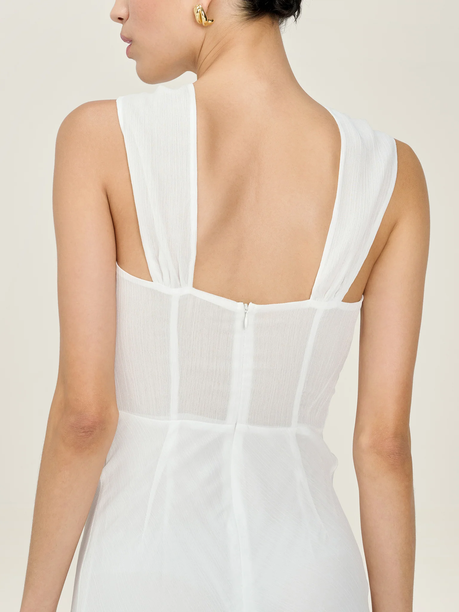 Amelie Dress in Ivory - Image 5