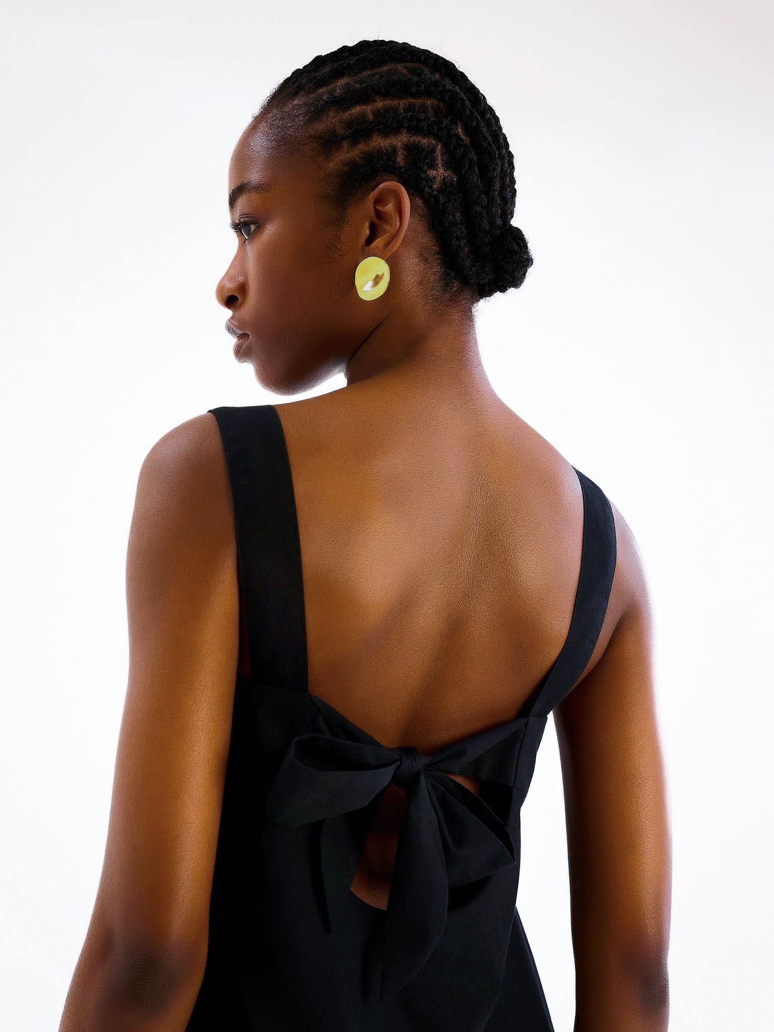 Annabella Dress in Black - Image 4