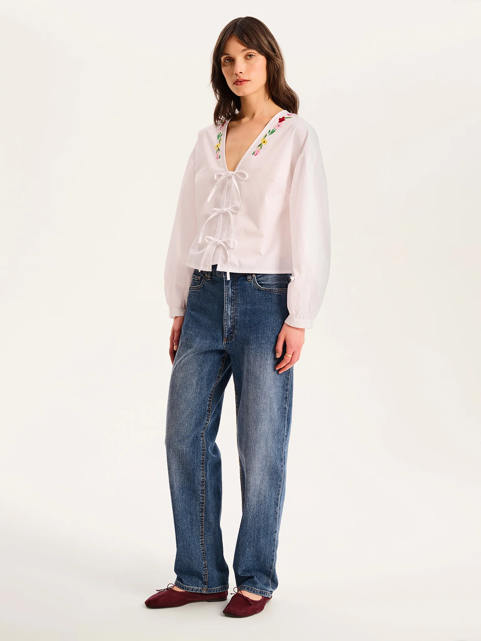 Annaka Blouse in White - Image 3