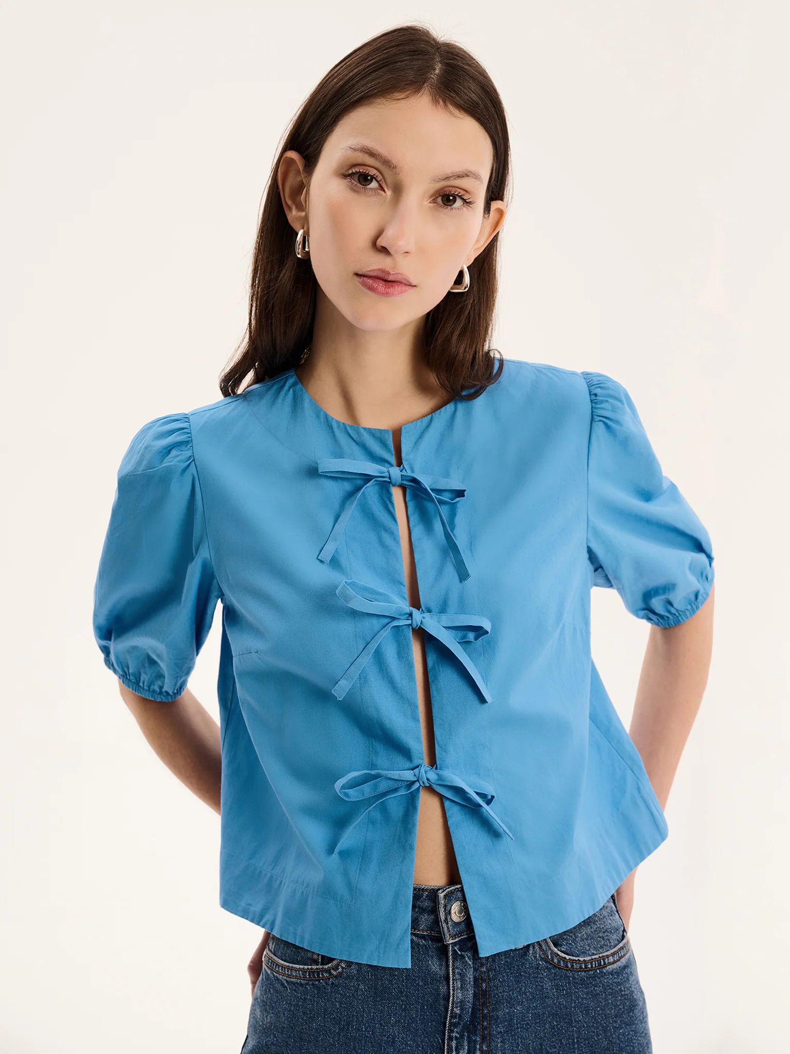 Apollo Blouse in Blue - Image 4