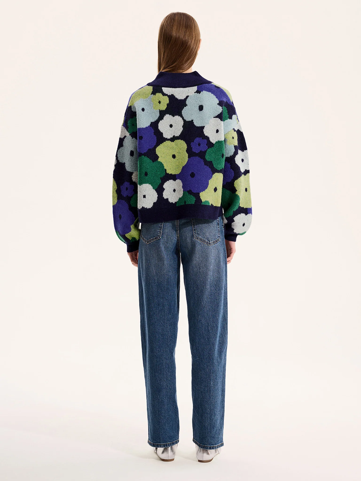 Ari Oversized Floral Jumper - Image 4
