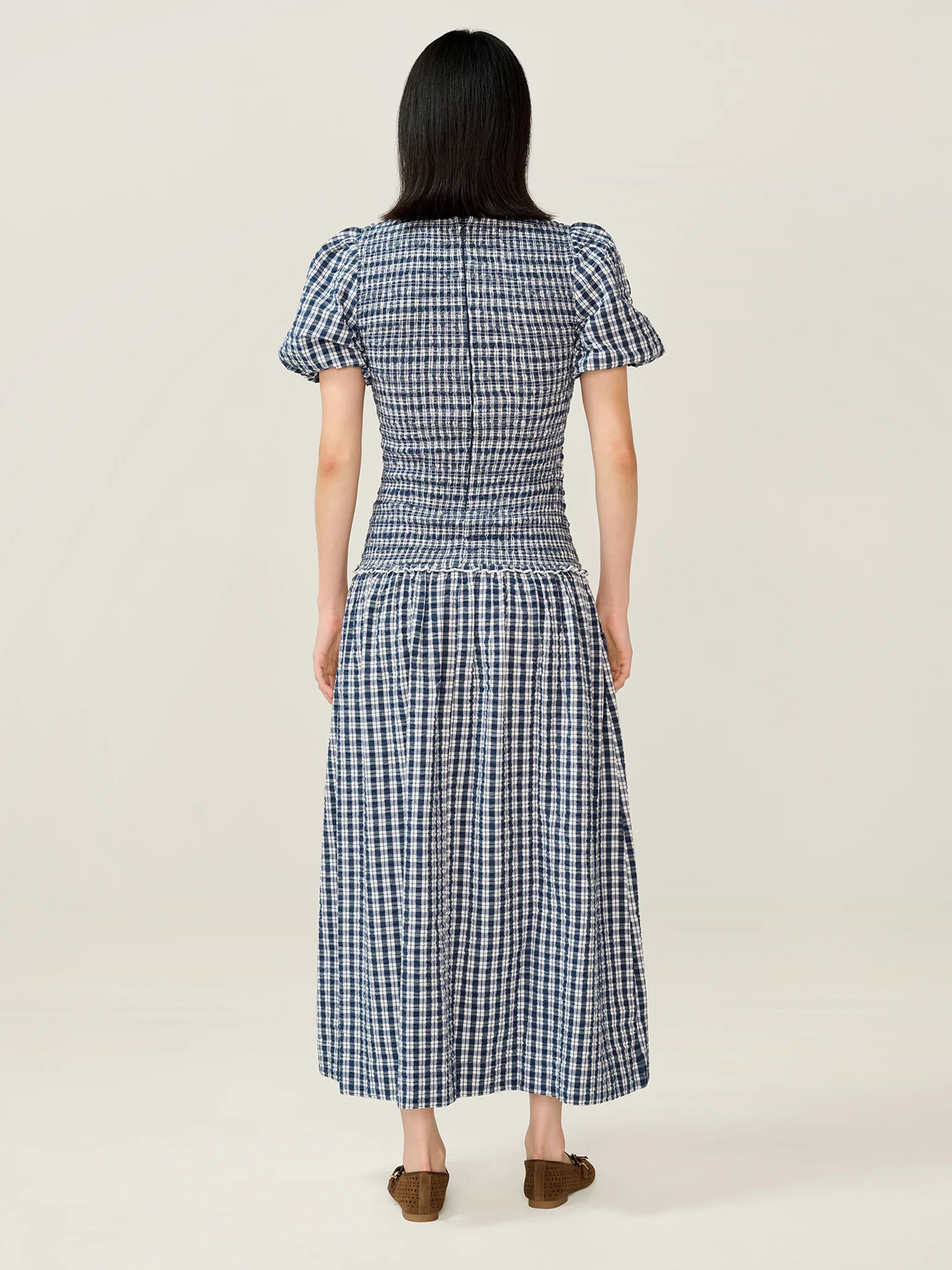 Aria Check Dress - Image 7