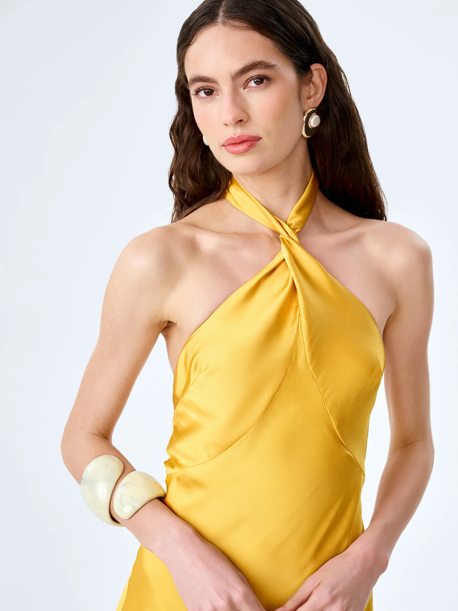 Arles Dress in Eggyolk - Image 4