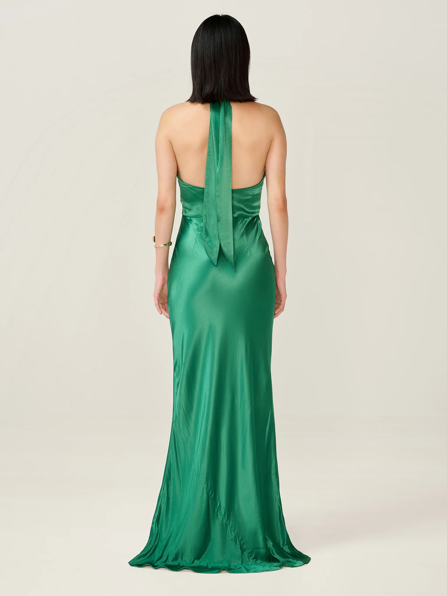 Arles Dress in Forest Green - Image 5