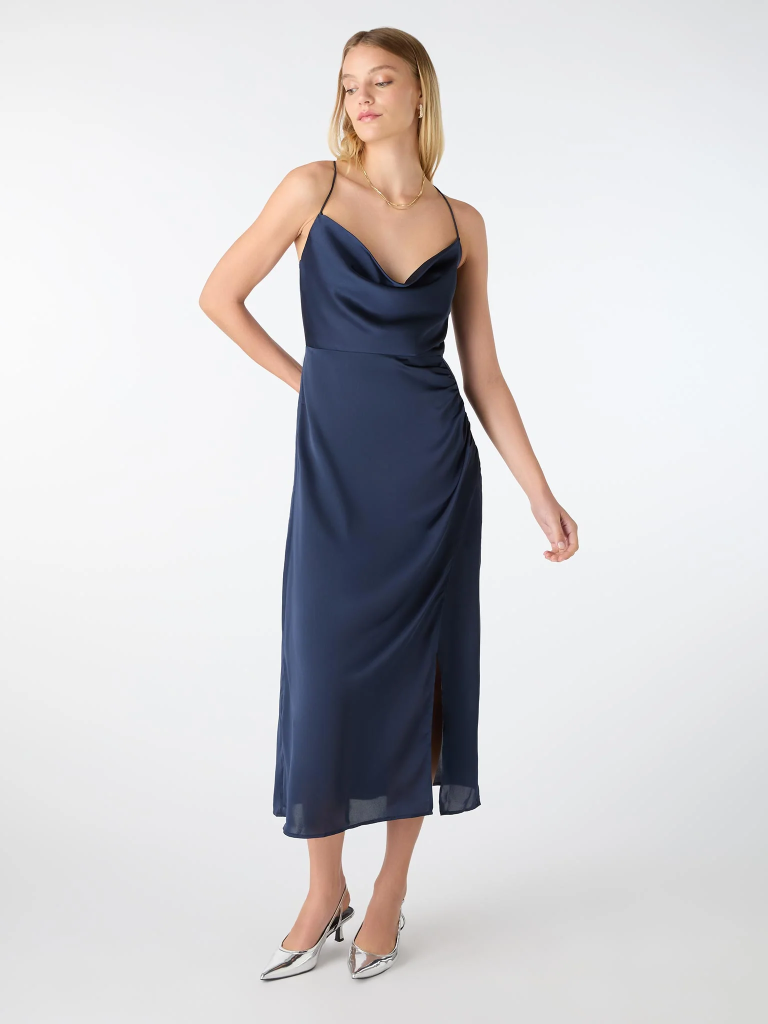 Aspen Dress in Navy - Image 4