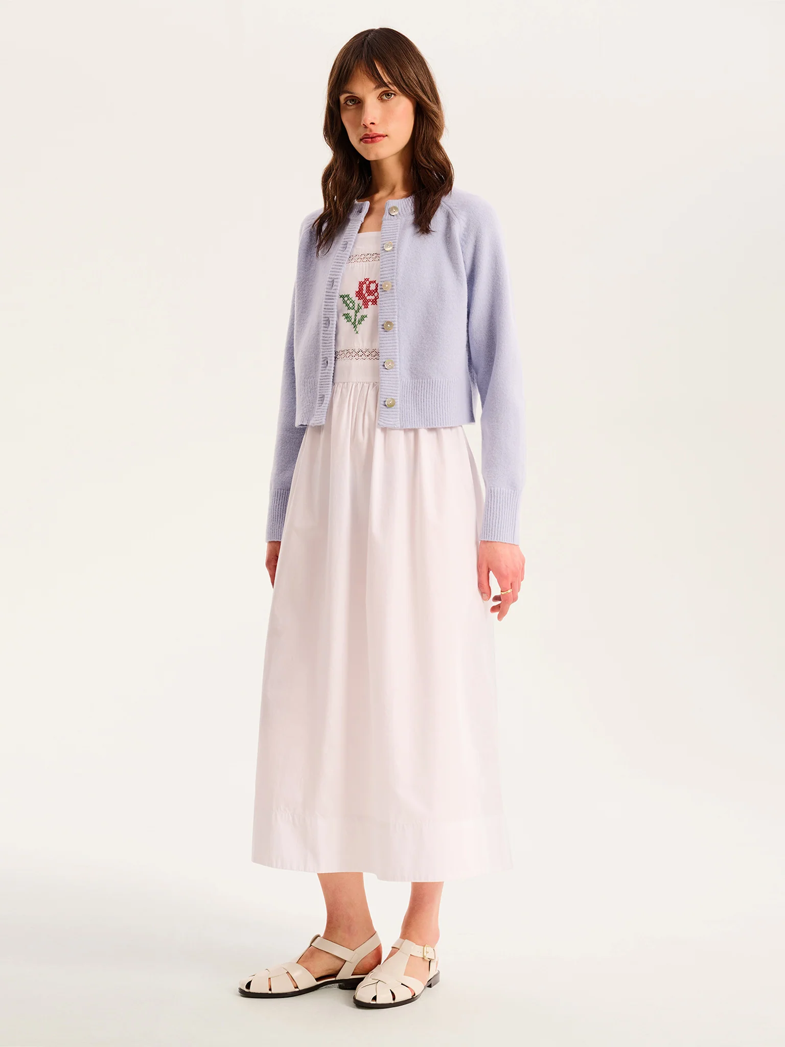 August Cardigan in Light Blue - Image 4