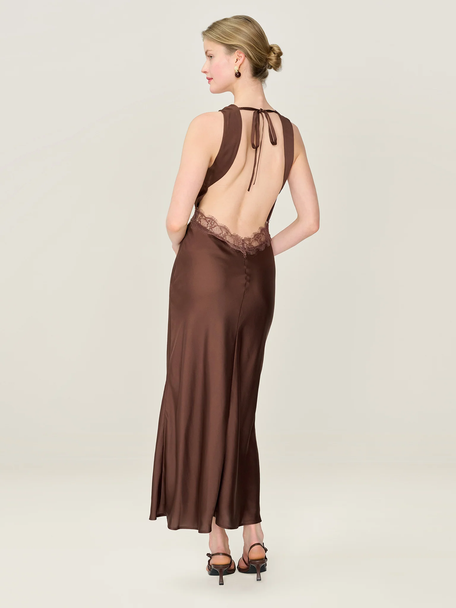 Aurelia Dress in Chocolate - Image 5