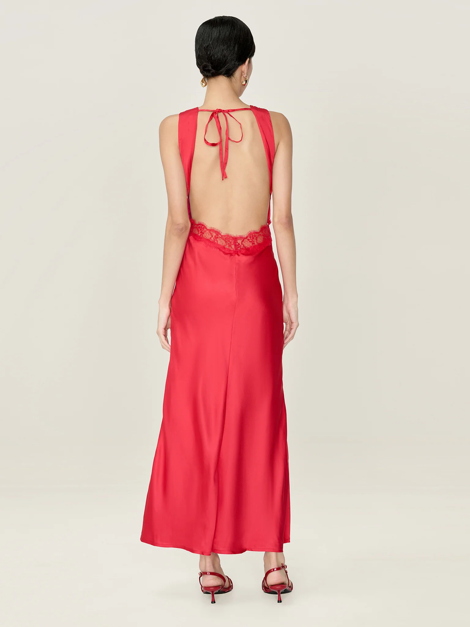 Aurelia Dress in Barbados Cherry - Image 6