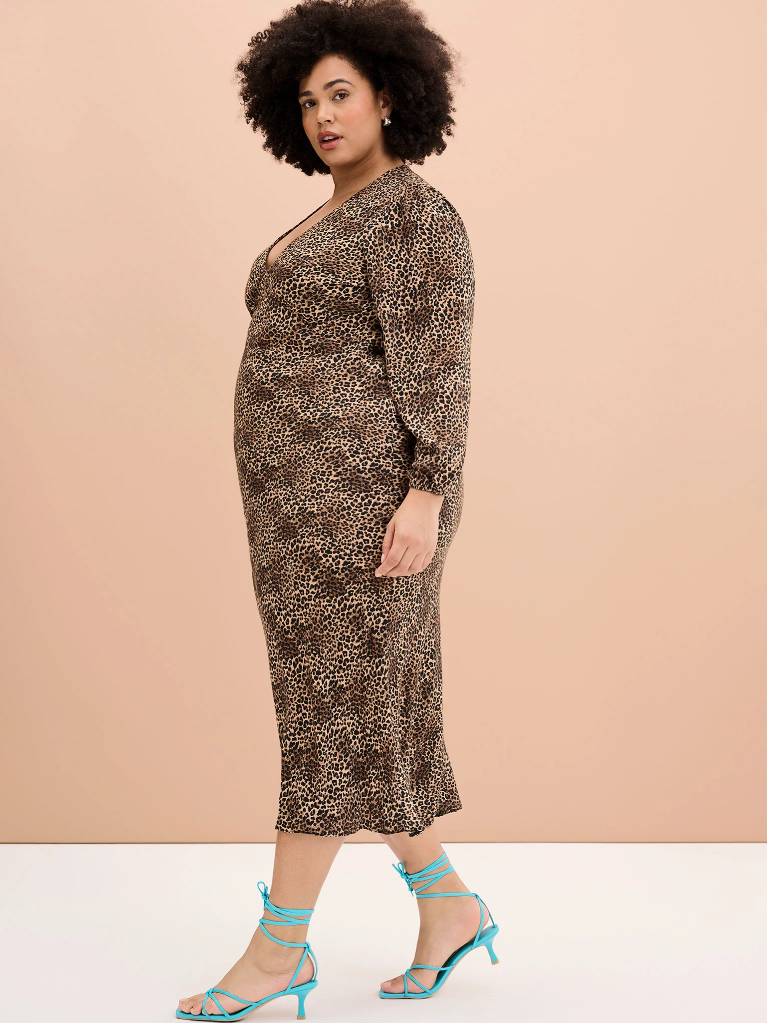 Bergamot Dress in Cheetah - Image 6