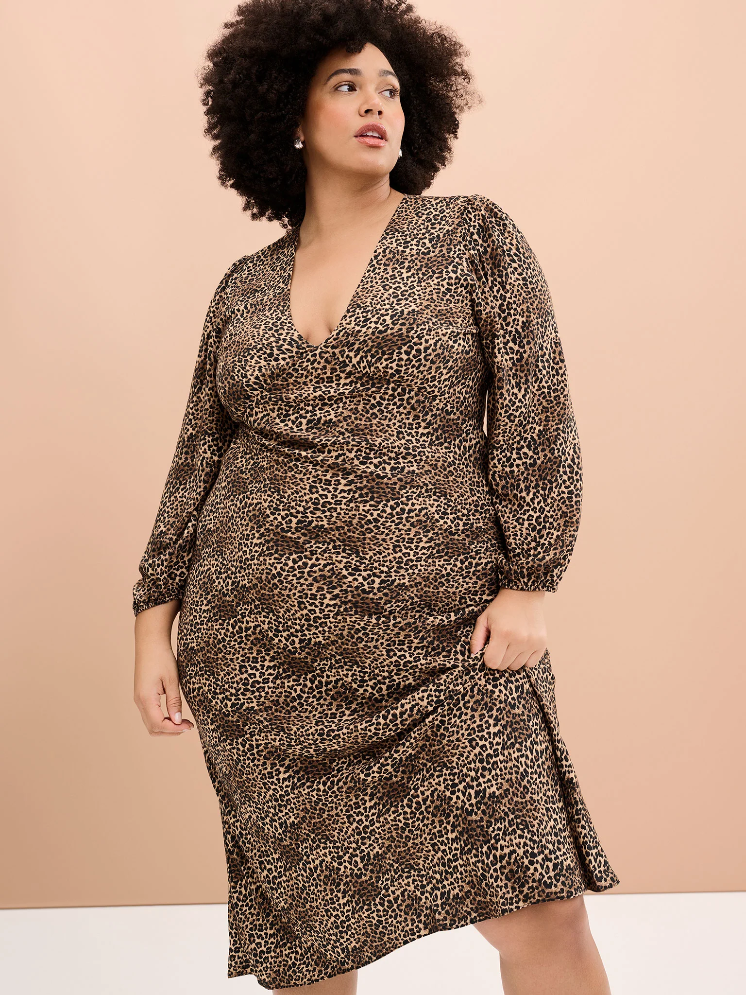 Bergamot Dress in Cheetah - Image 8