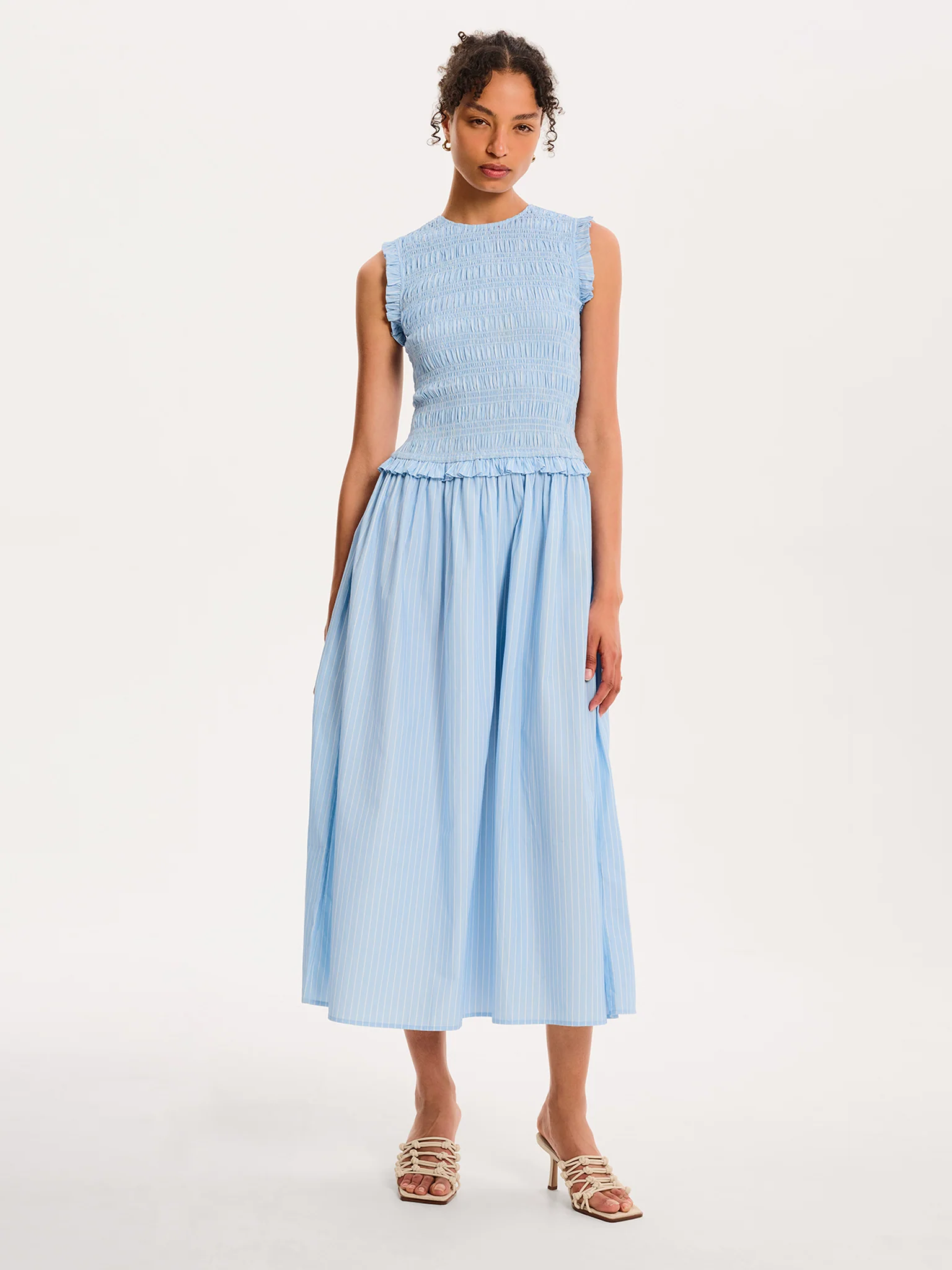 Blaire Dress in Light Blue - Image 3