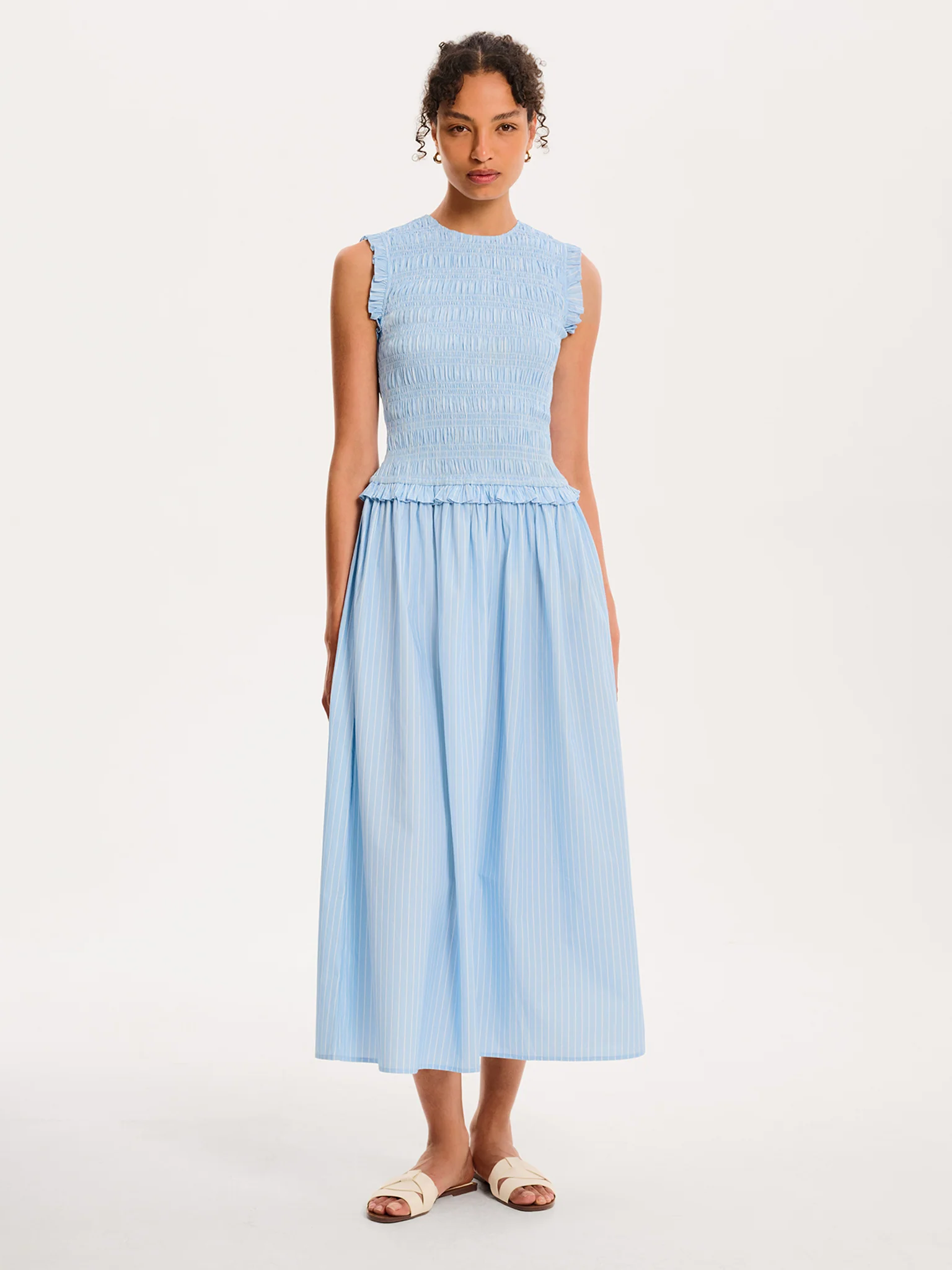 Blaire Dress in Light Blue - Image 5