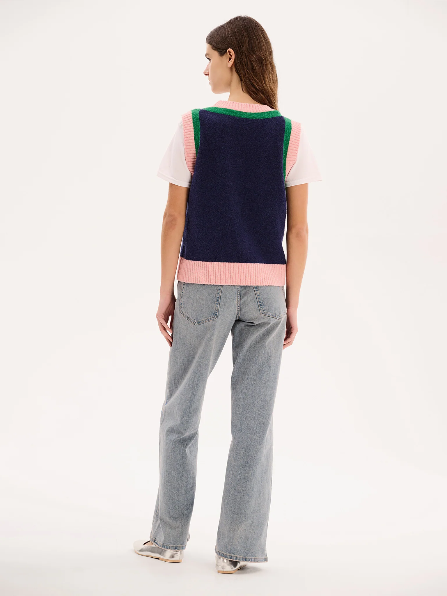 Bobbi Kiwi Vest in Navy - Image 3