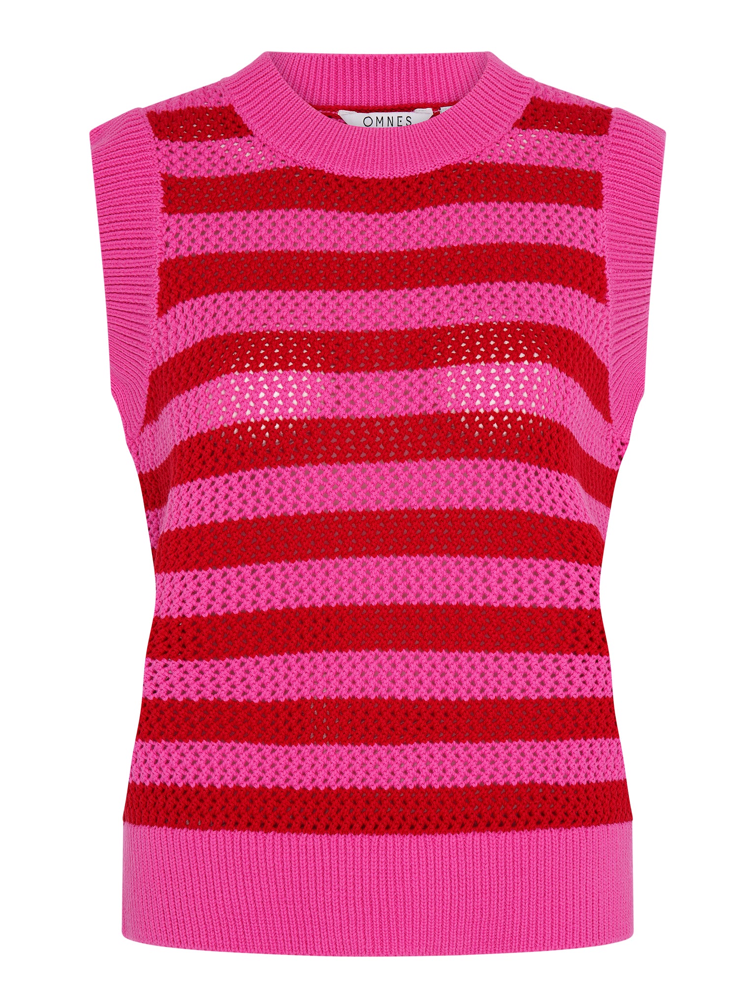 Bobbi Stripe Cotton Vest - Image 5