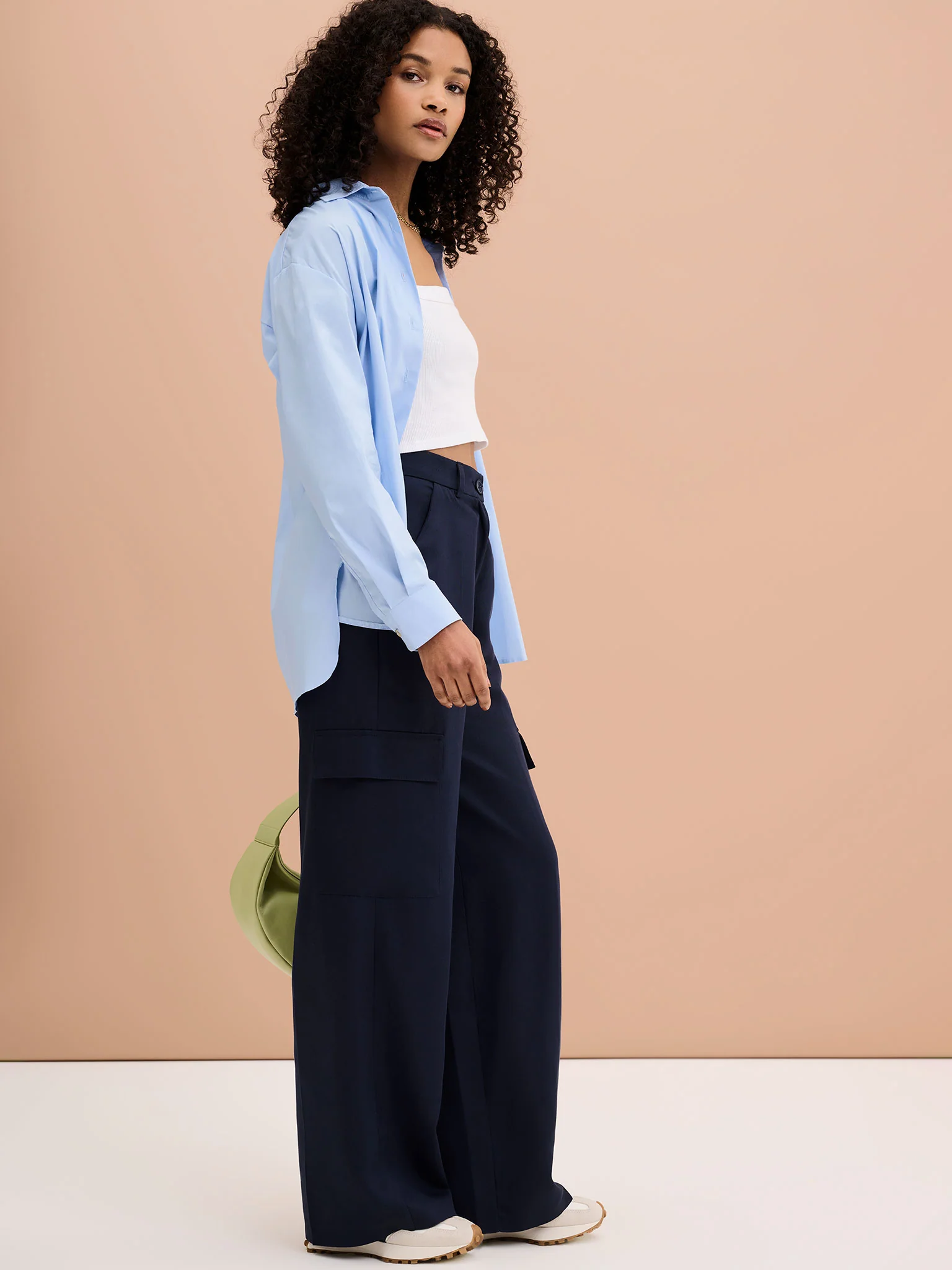 Brook Trouser in Navy - Image 3