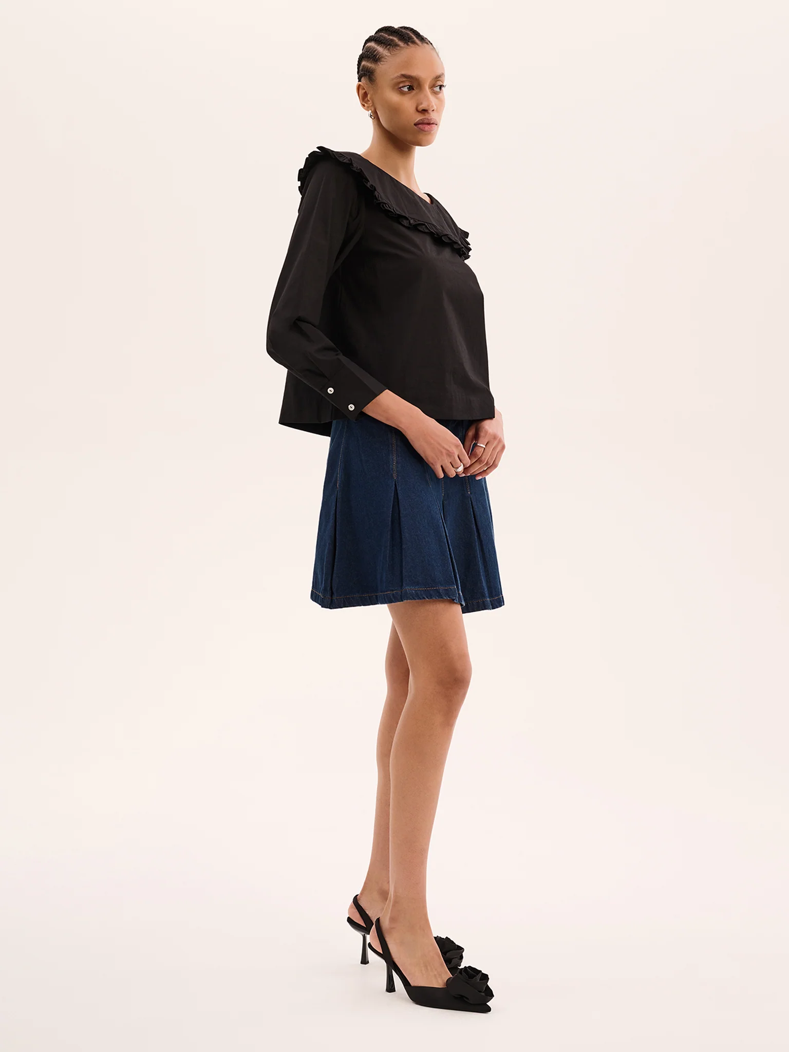 Briony Blouse in Black - Image 3