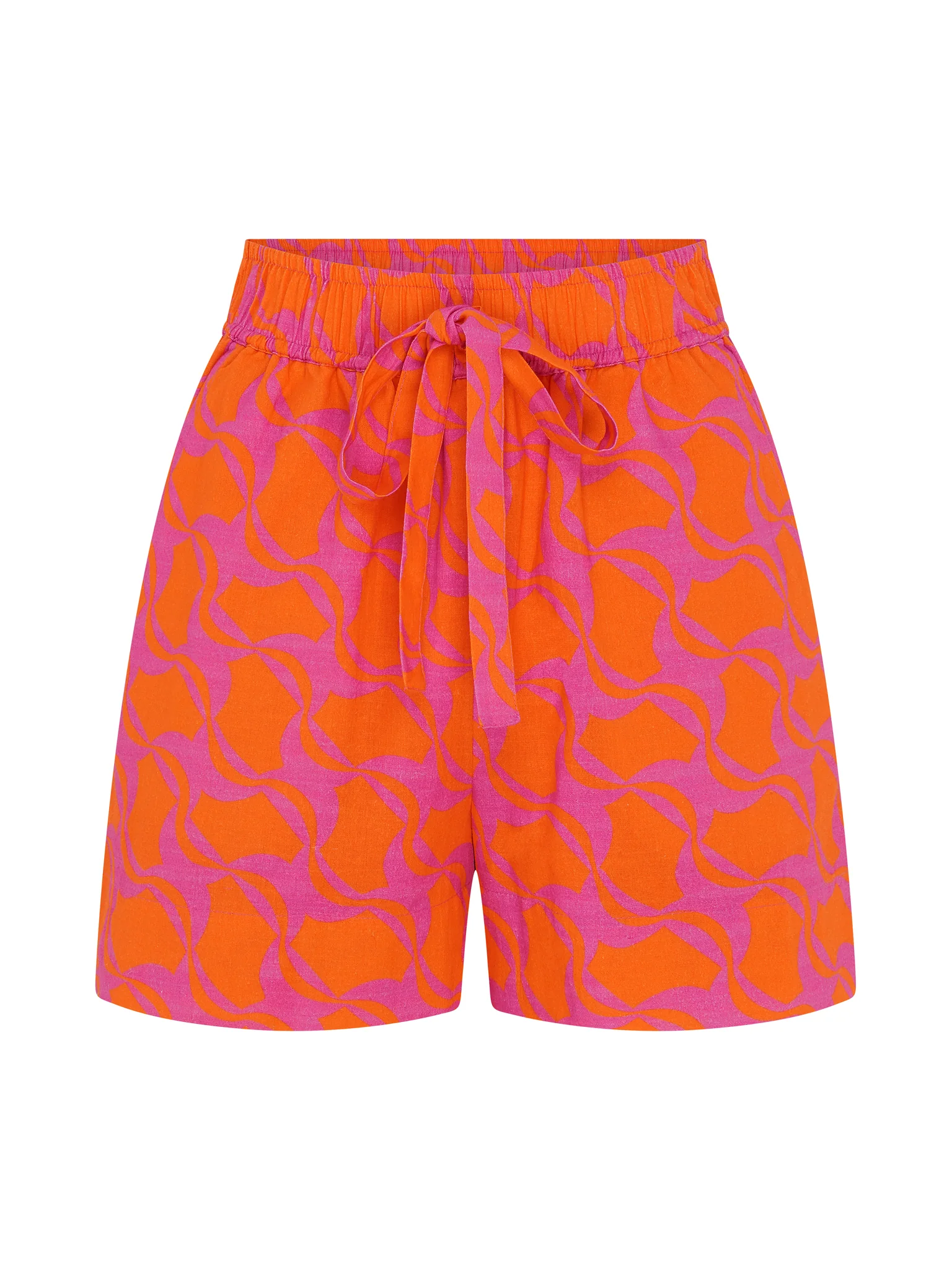 Canaria Elasticated Geo Print Shorts - Image 6