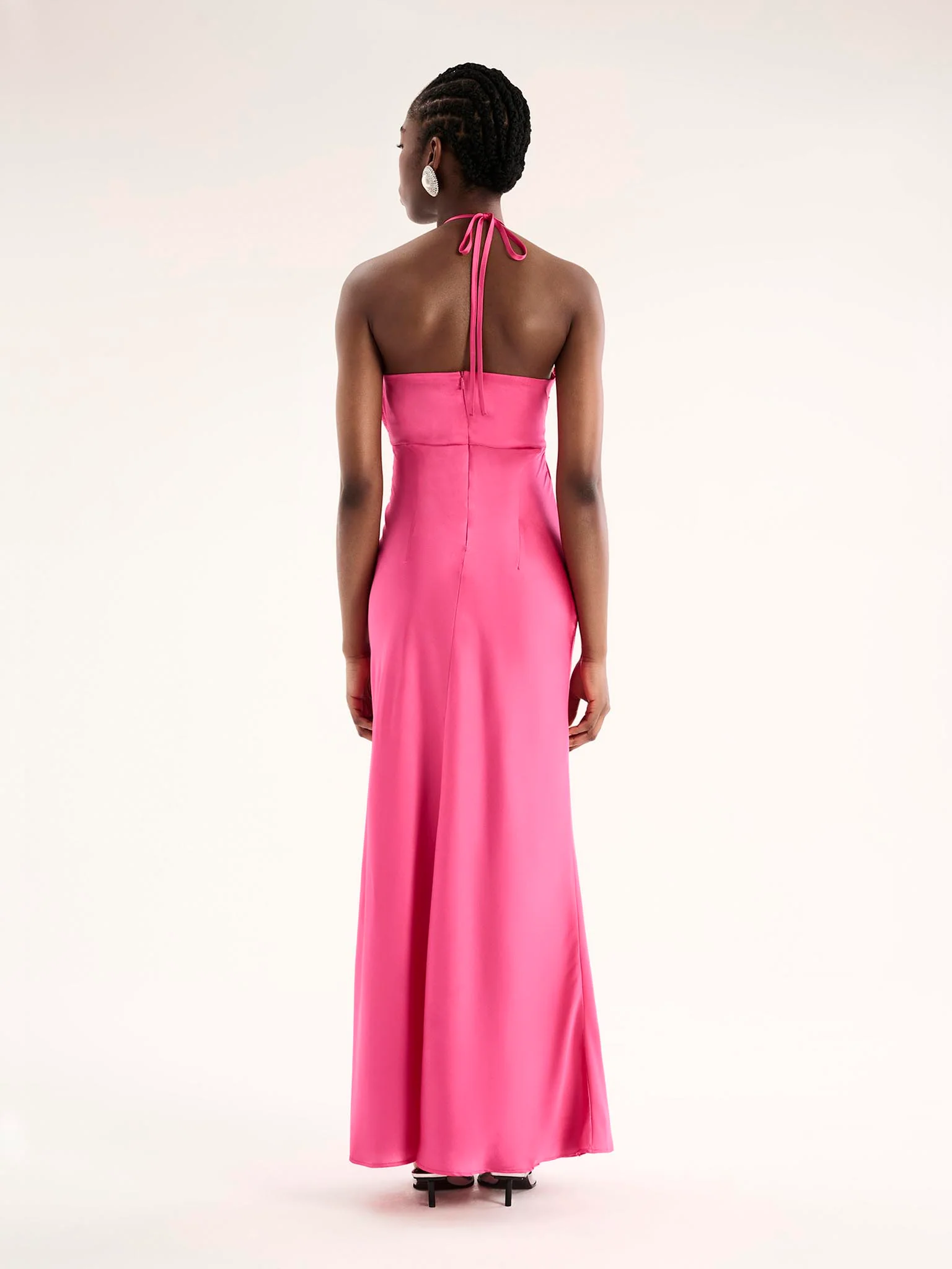 Cecilia Dress in Cerise - Image 2