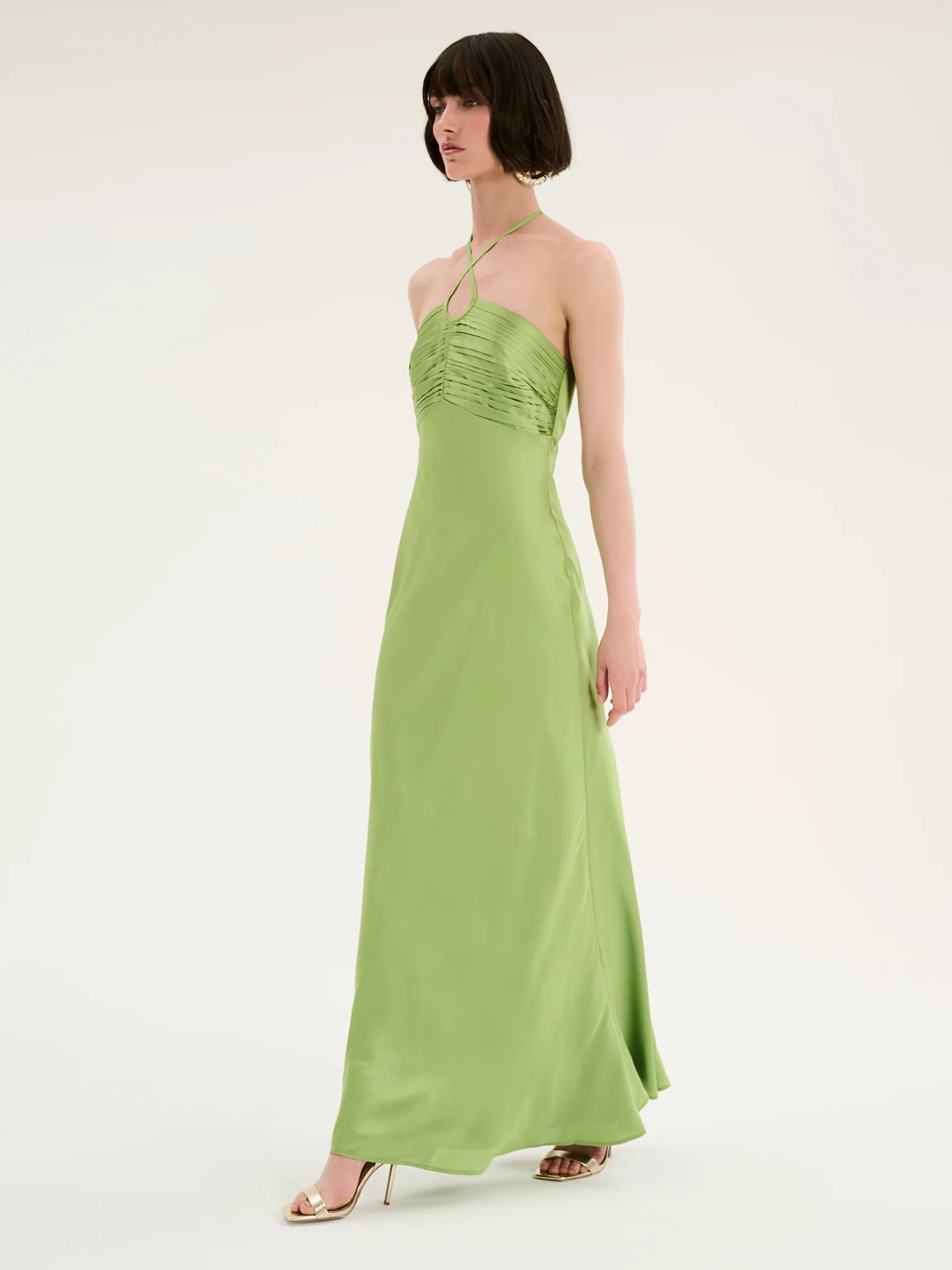 Cecilia Dress in Sage - Image 2