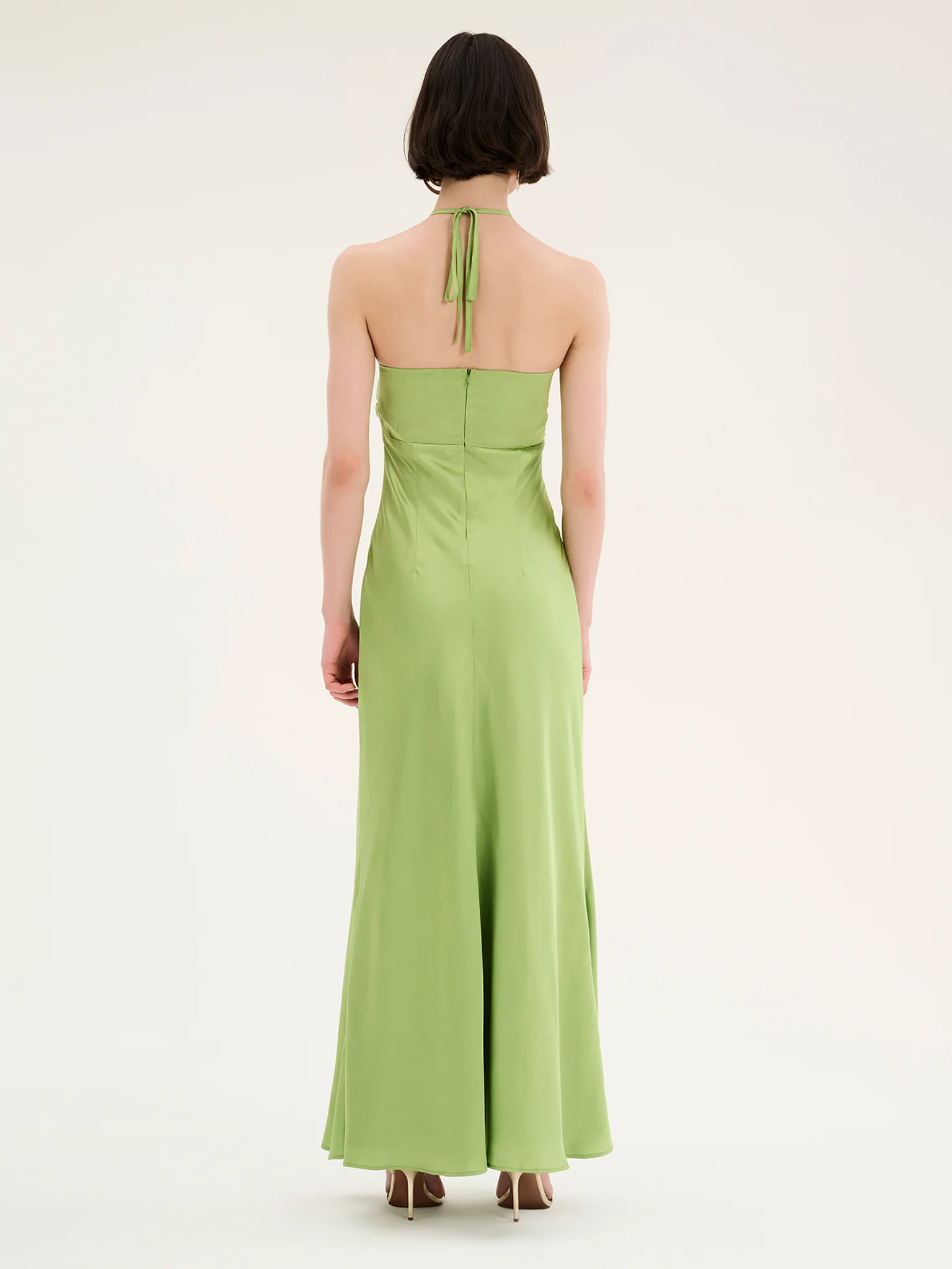 Cecilia Dress in Sage - Image 3