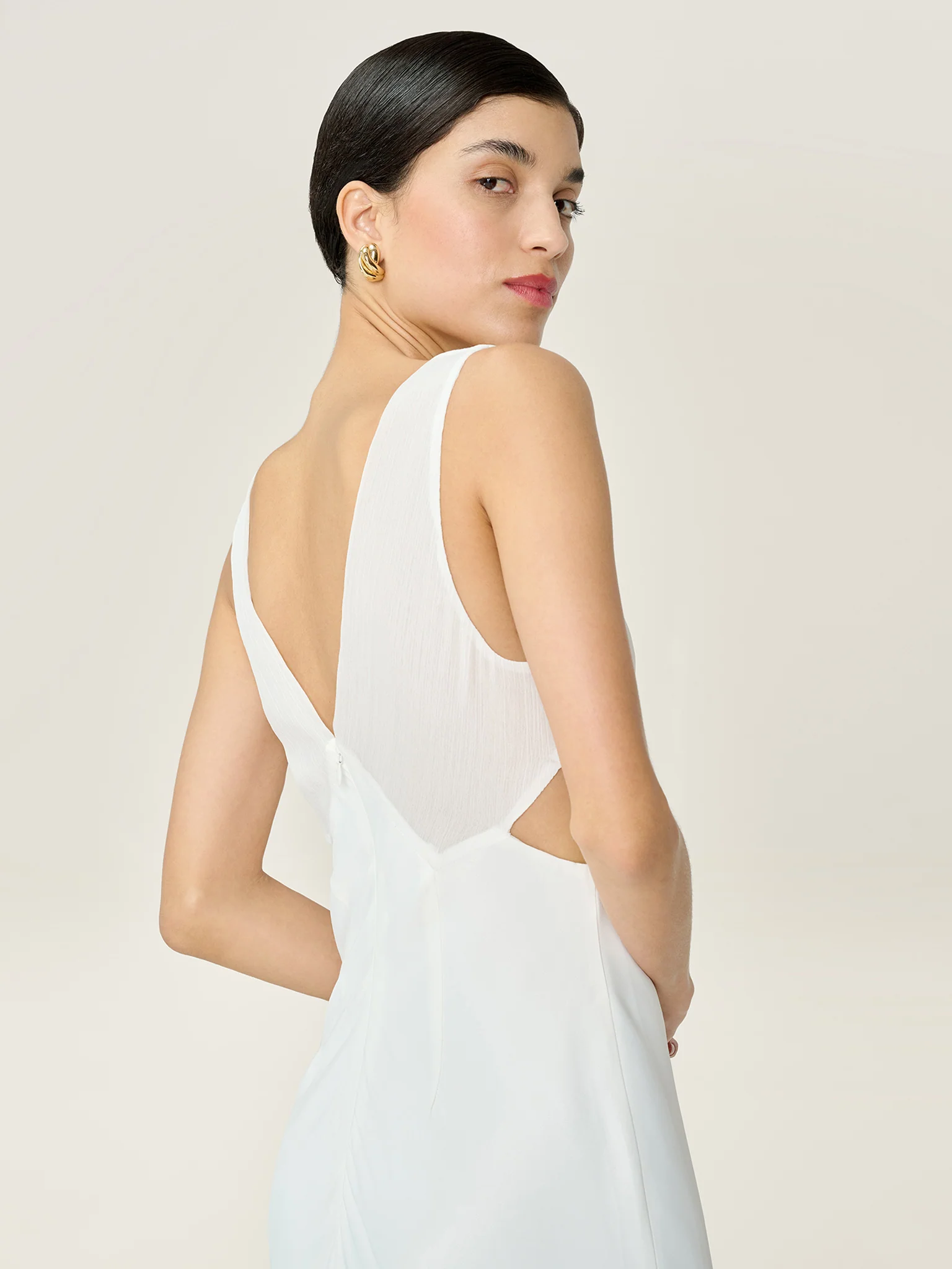 Celeste Dress in Ivory - Image 2