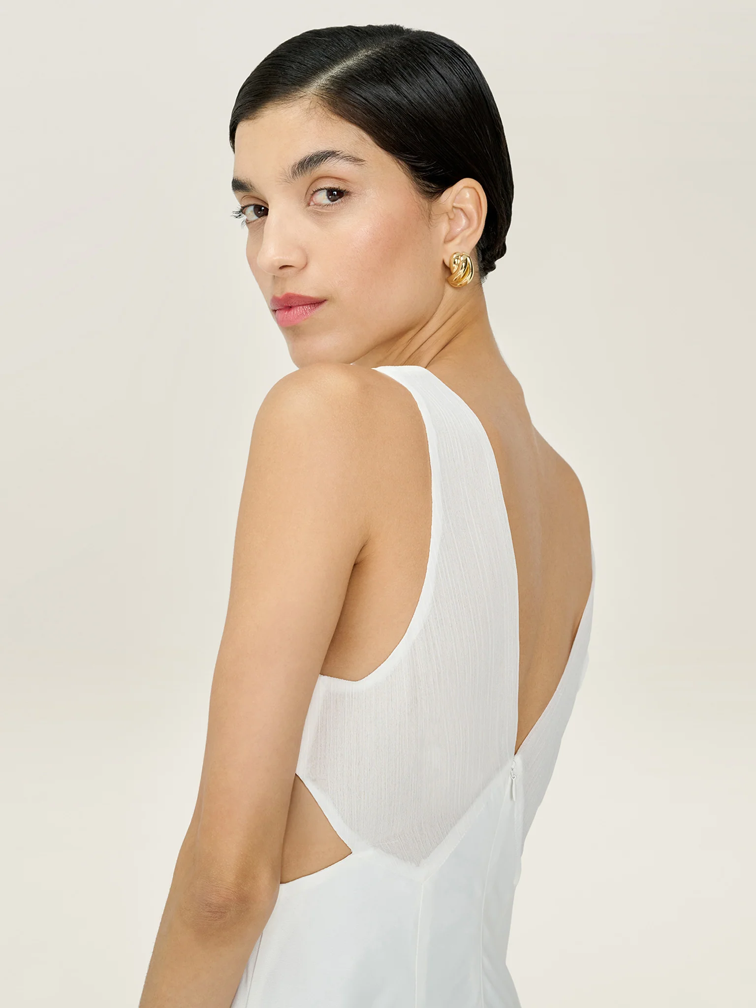 Celeste Dress in Ivory - Image 4