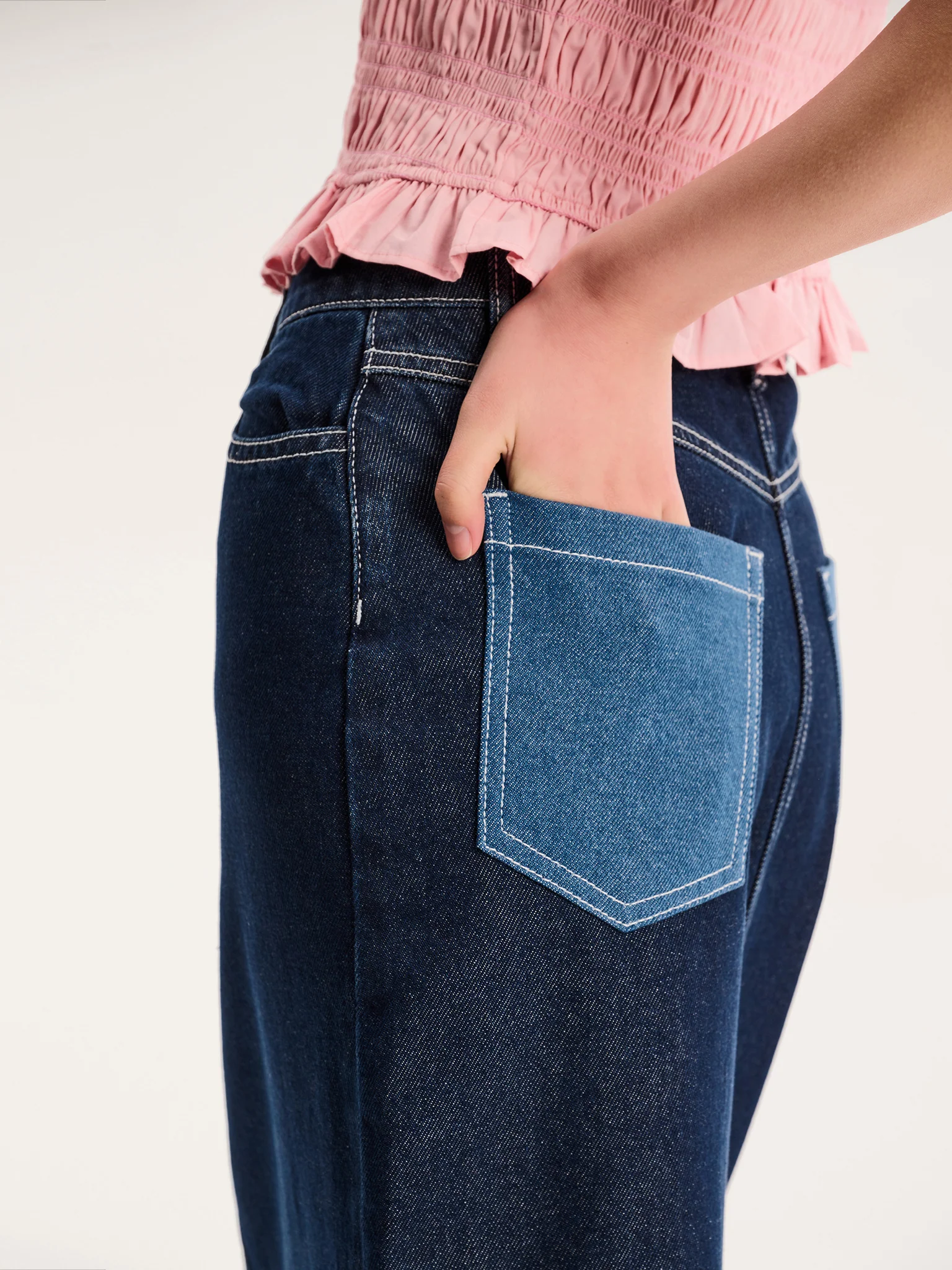 Chicago Skirt in Dark Wash - Image 5