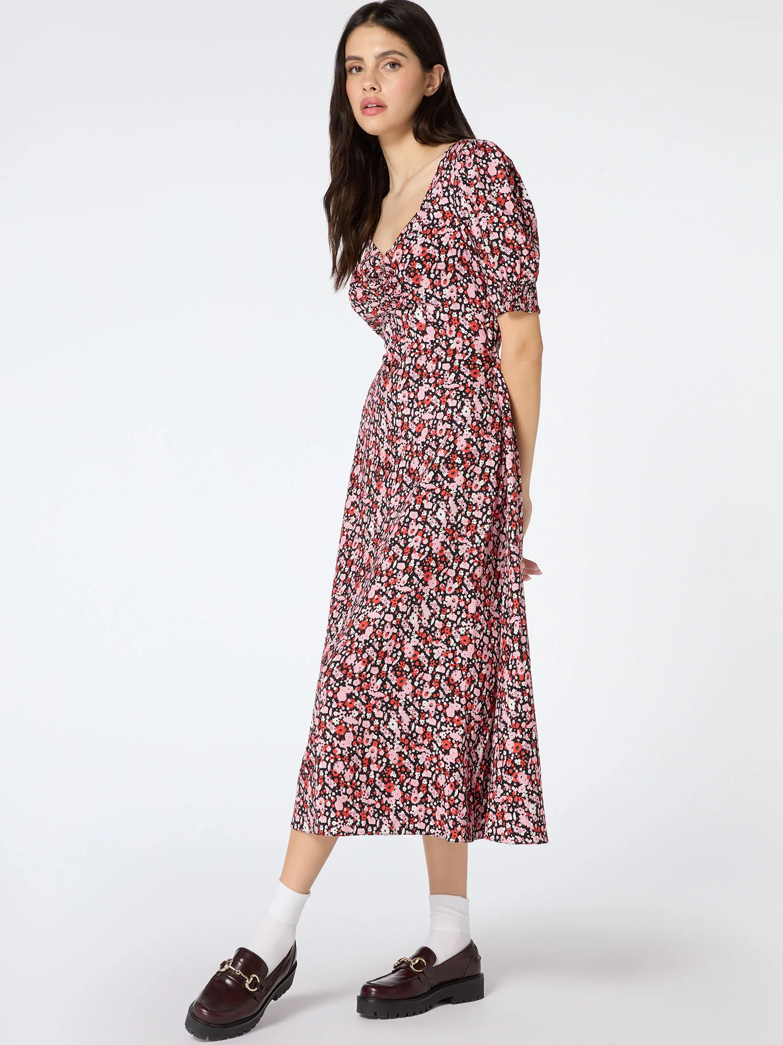Cian Dress in Ditsy Floral - Image 2