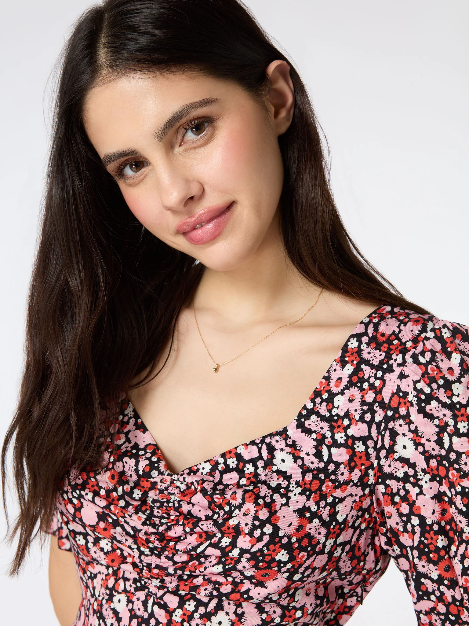 Cian Dress in Ditsy Floral - Image 4