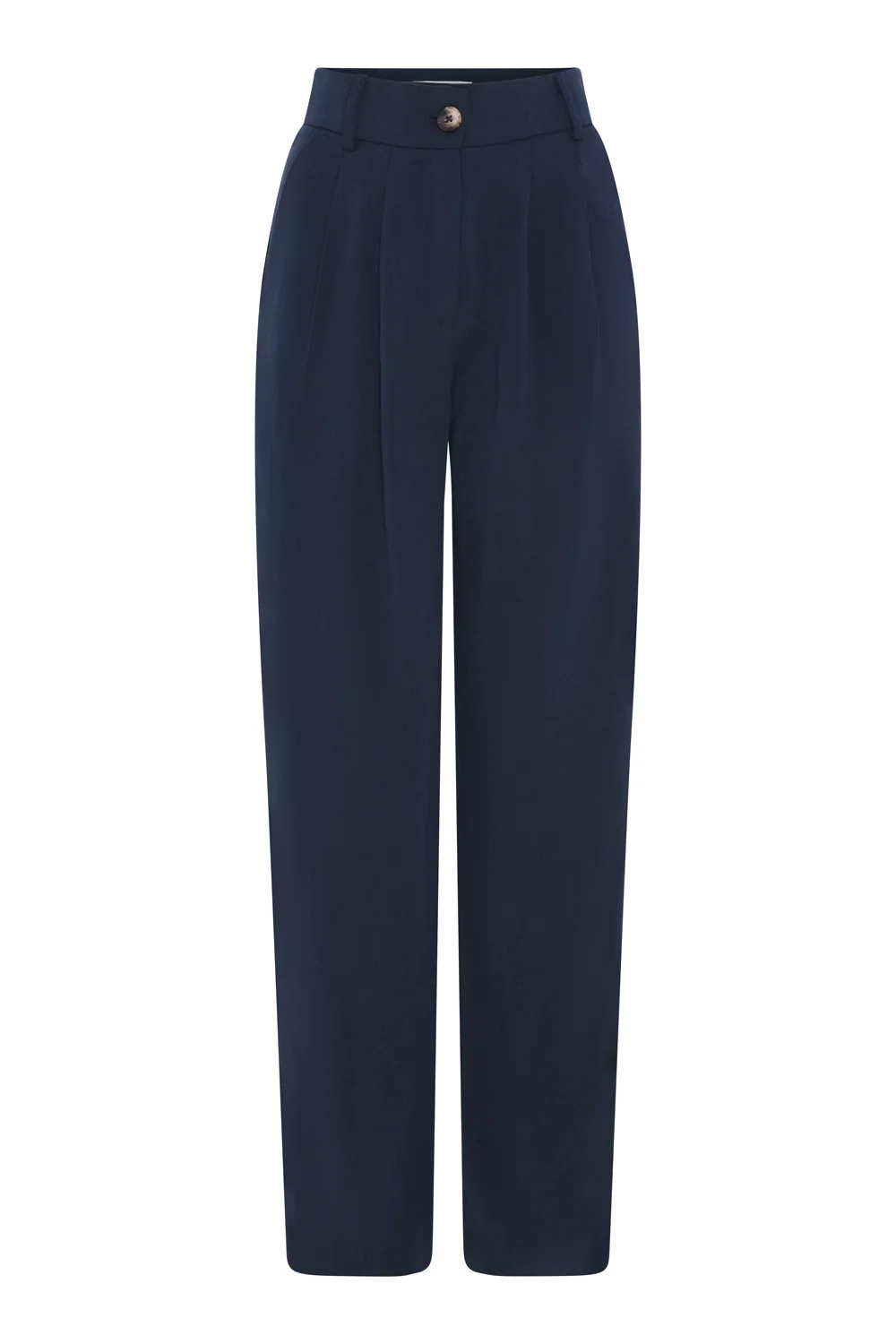 Cinnamon Straight Leg Trousers in Navy - Image 7