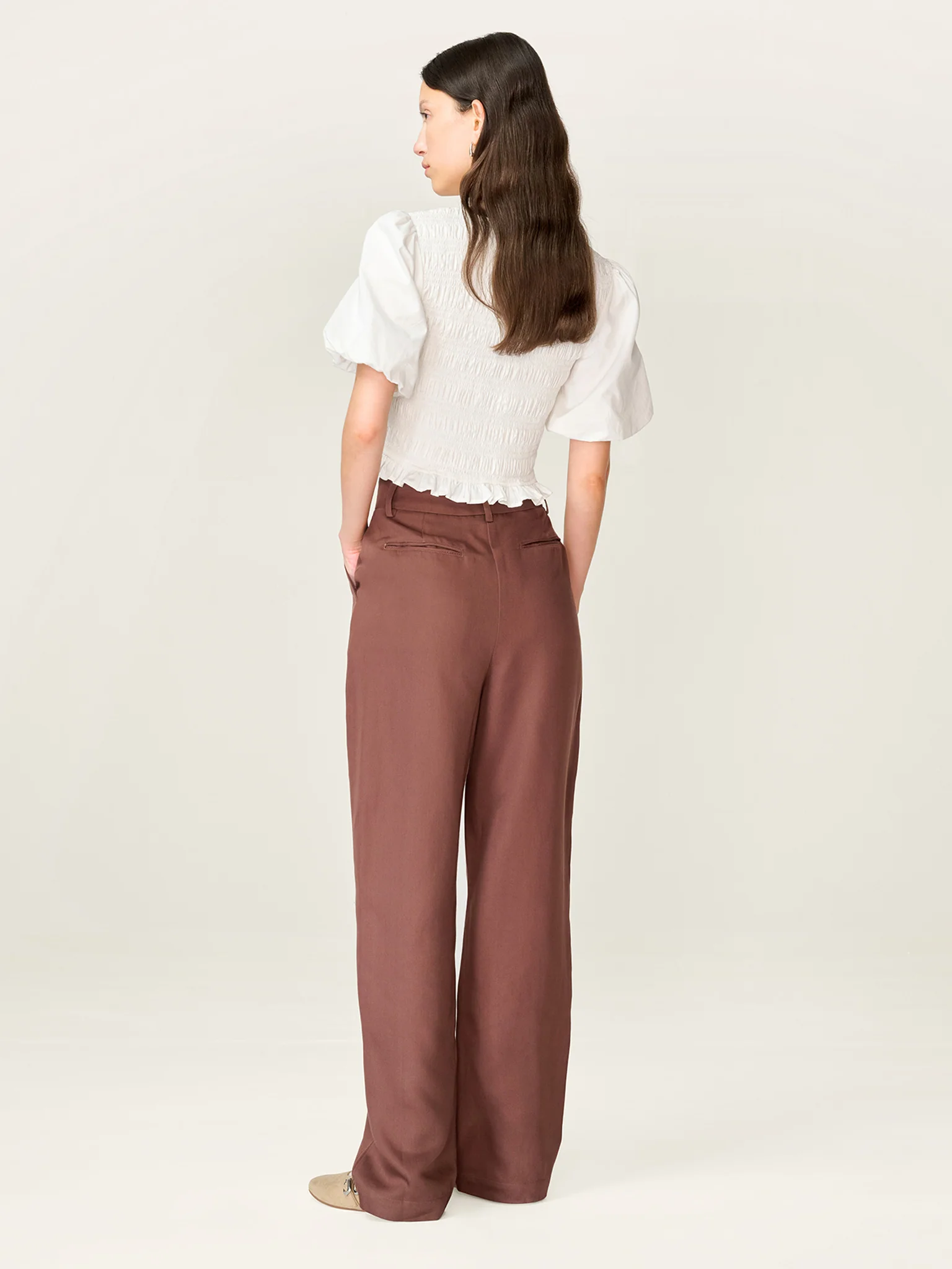 Cinnamon Trouser in Chocolate - Image 2