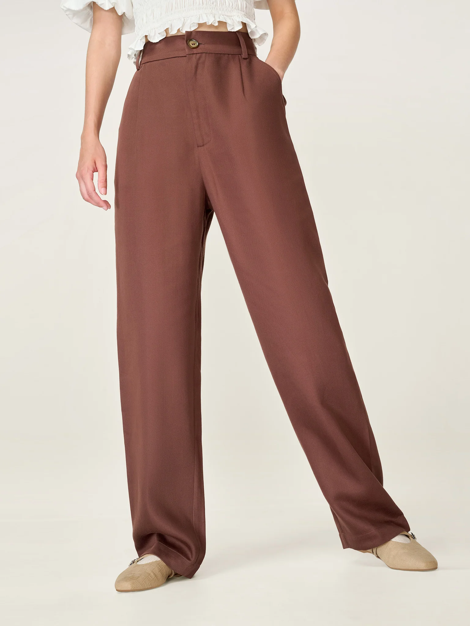 Cinnamon Trouser in Chocolate - Image 5
