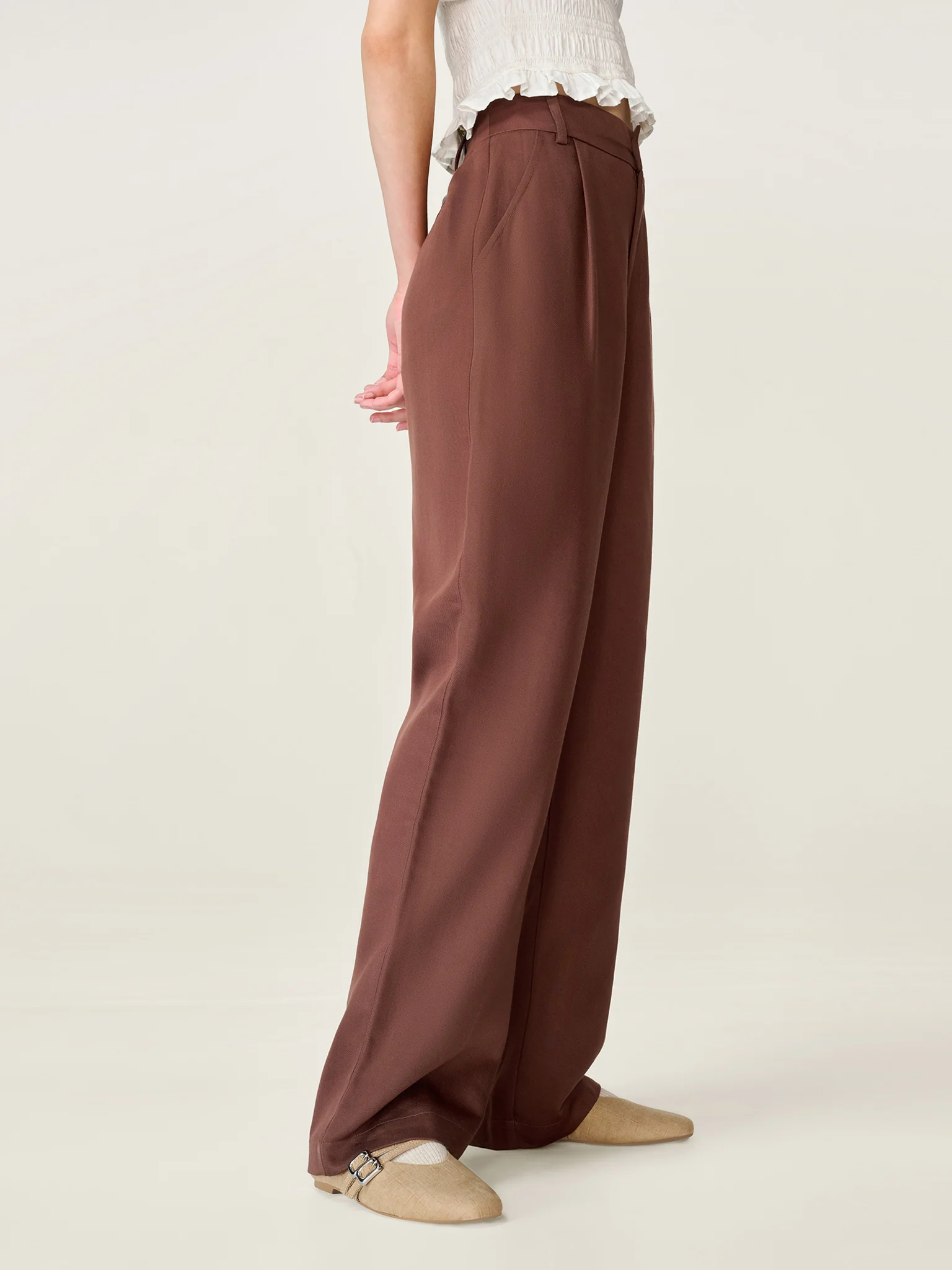 Cinnamon Trouser in Chocolate - Image 6