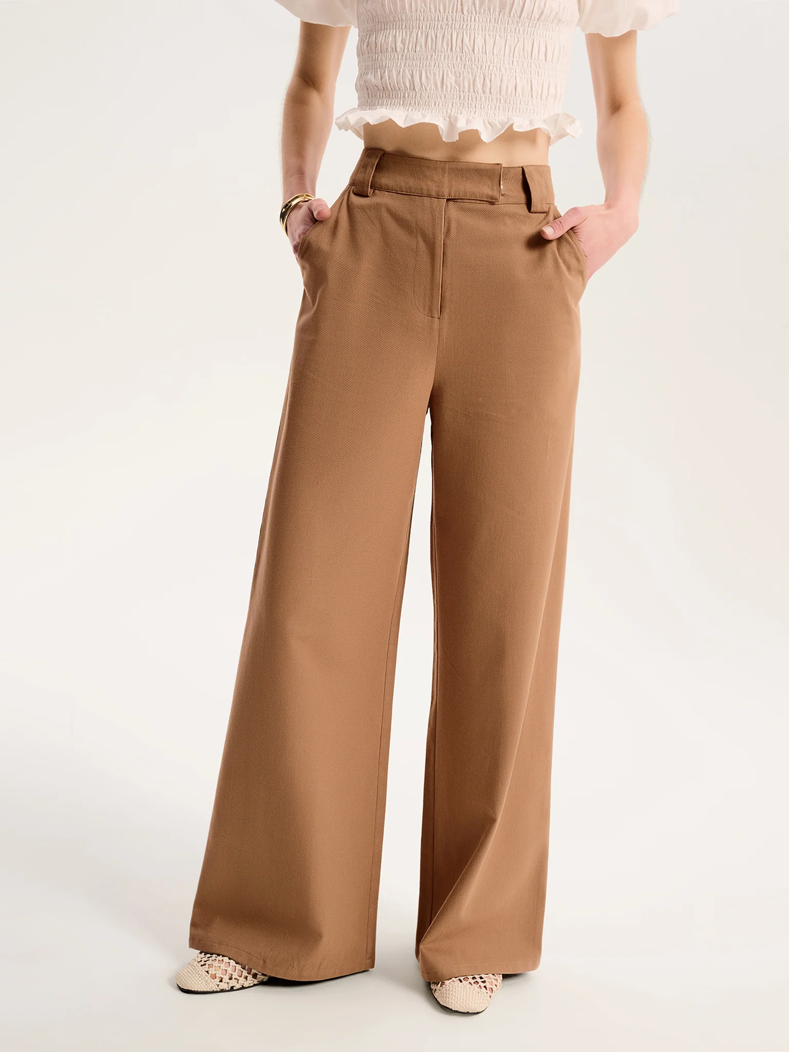 Clarice Trouser in Tan - Image 5