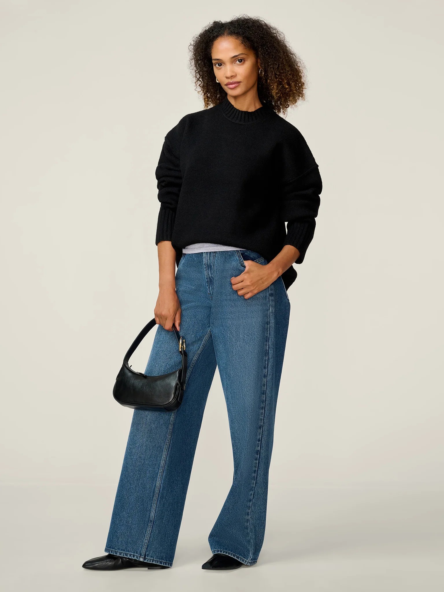 Clementine Jumper in Black - Image 3