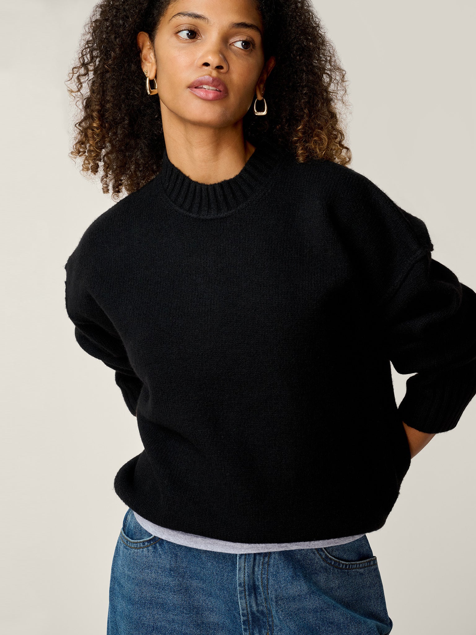 Clementine Jumper in Black - Image 4