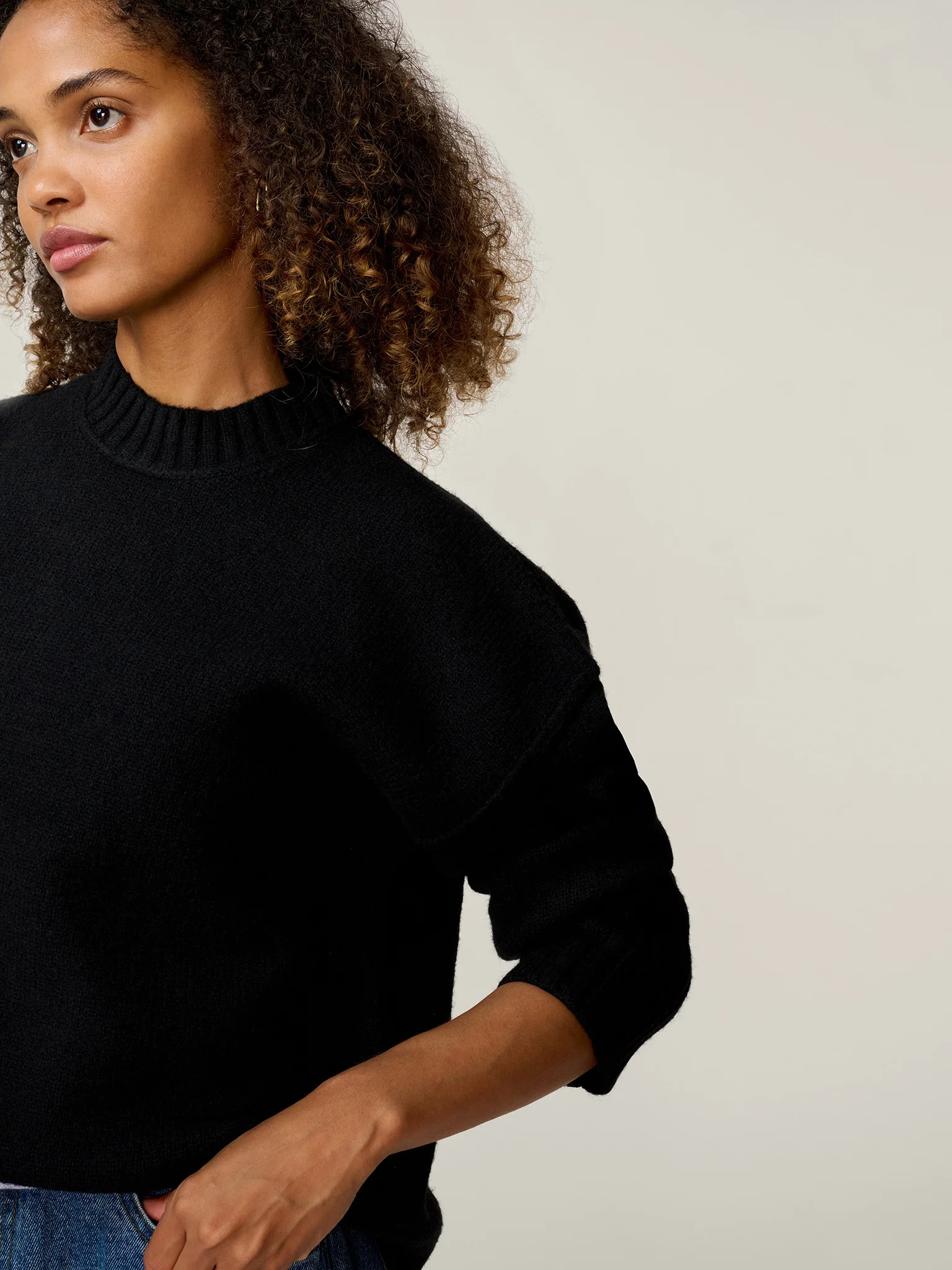Clementine Jumper in Black - Image 5
