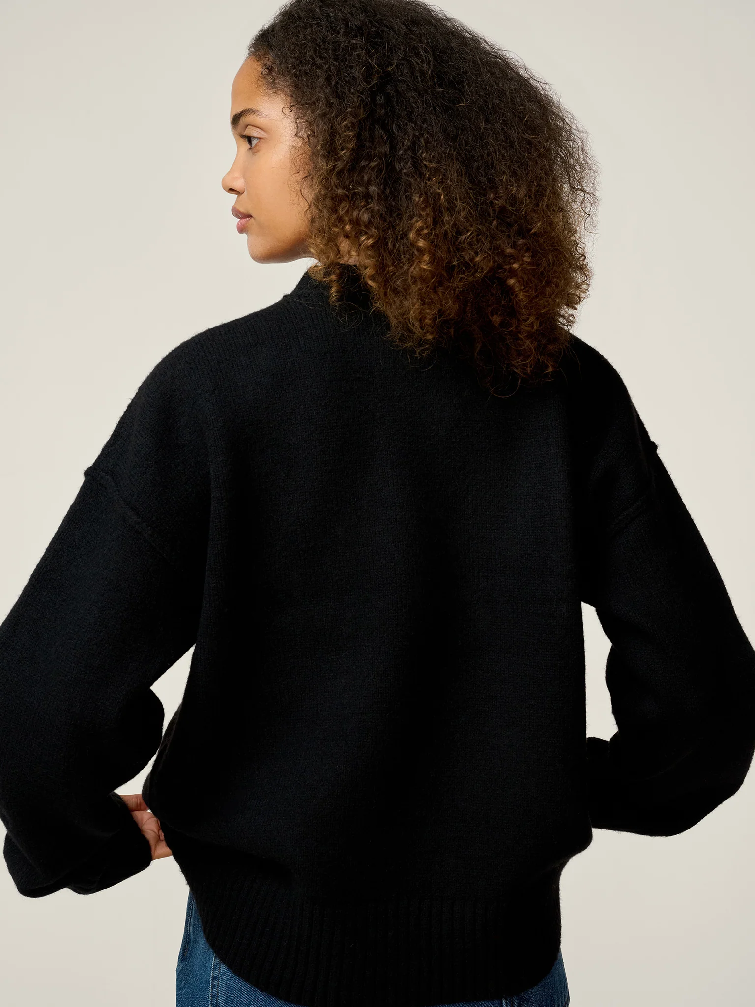Clementine Jumper in Black - Image 6