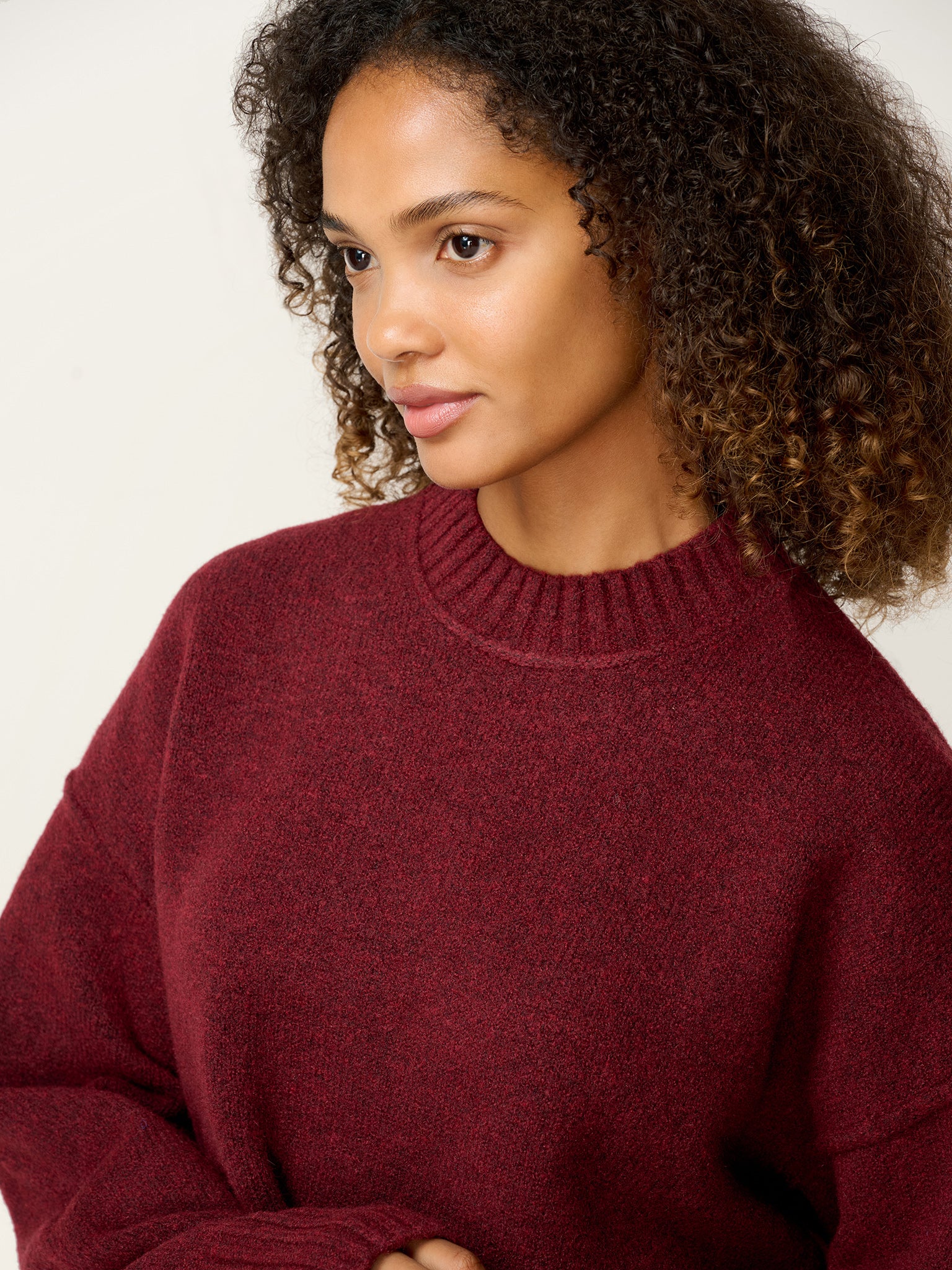 Clementine Jumper in Burgundy - Image 4
